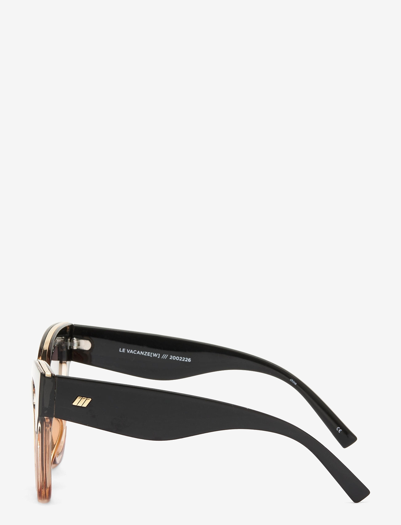Le Specs - LE VACANZE - black blonde splice / gold w/ khaki grad - 2