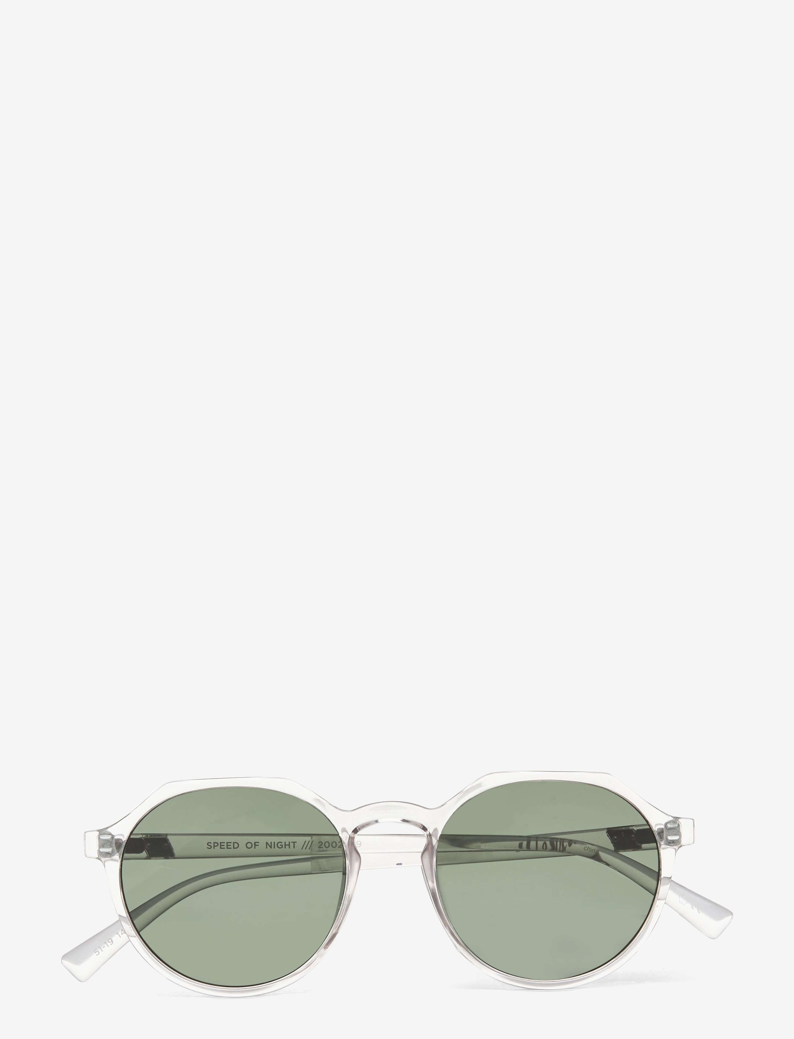Le Specs - SPEED OF NIGHT - clear shadow w/ khaki mono lens - 1