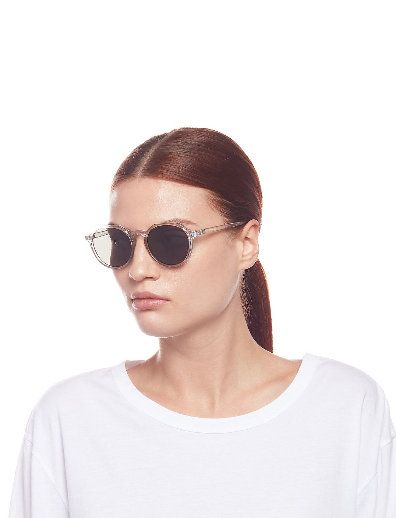 Le Specs - SPEED OF NIGHT - clear shadow w/ khaki mono lens - 5