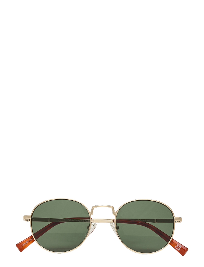 Le Specs - LOST LEGACY - runde form - gold w/ green mono lens - 0