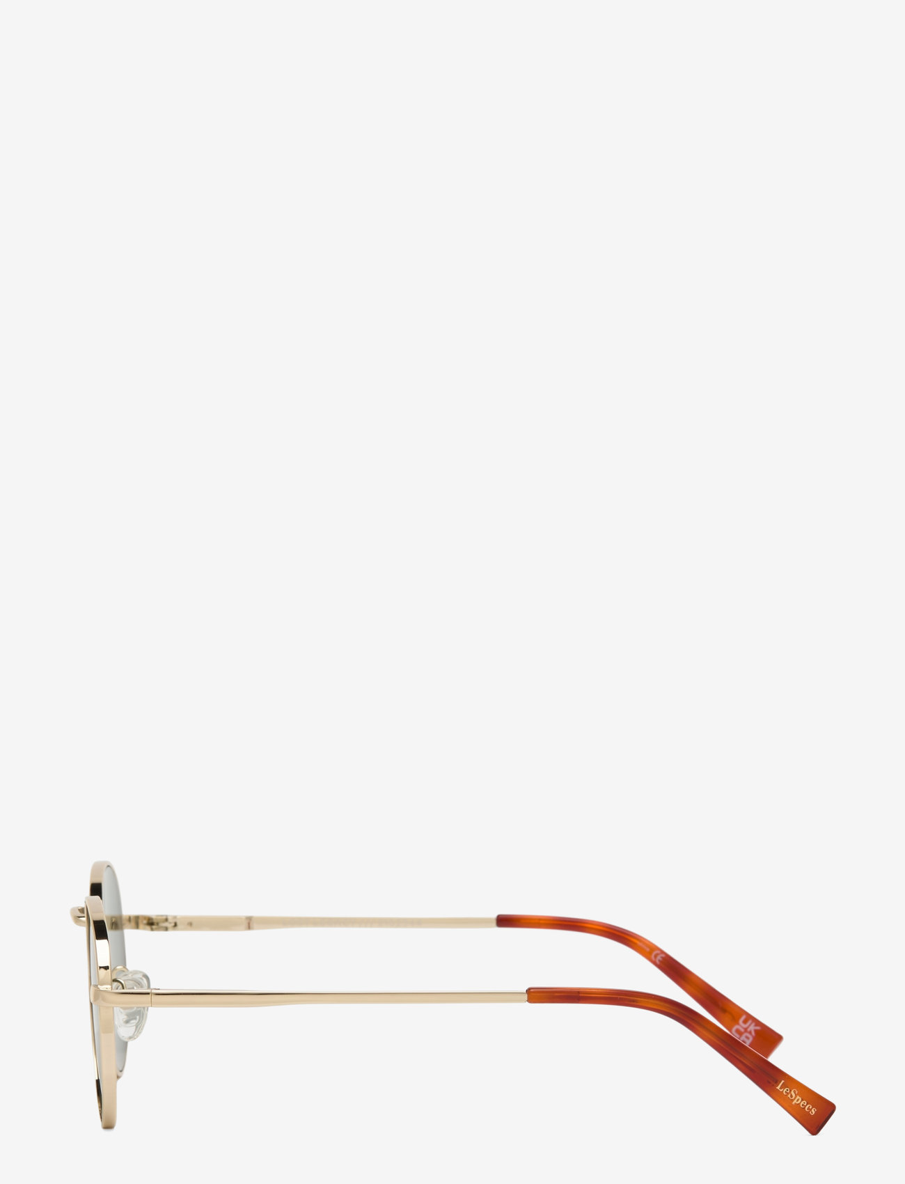 Le Specs - LOST LEGACY - Ümmarguse raamiga - gold w/ green mono lens - 2