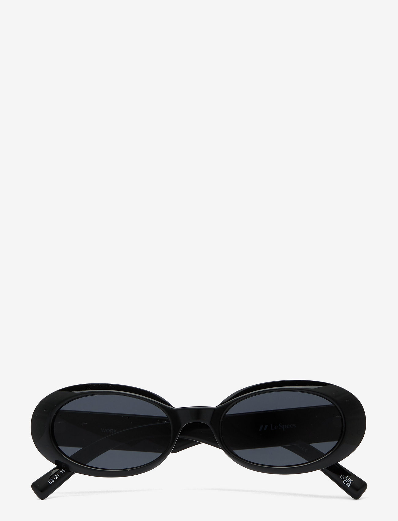 Le Specs - WORK IT! - runde solbriller - black w/ smoke mono lens - 0