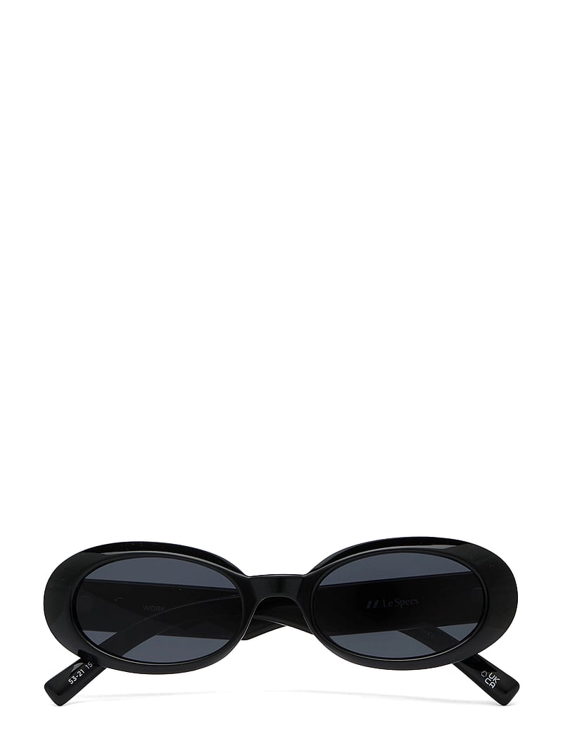 Le Specs - WORK IT! - runde solbriller - black w/ smoke mono lens - 0