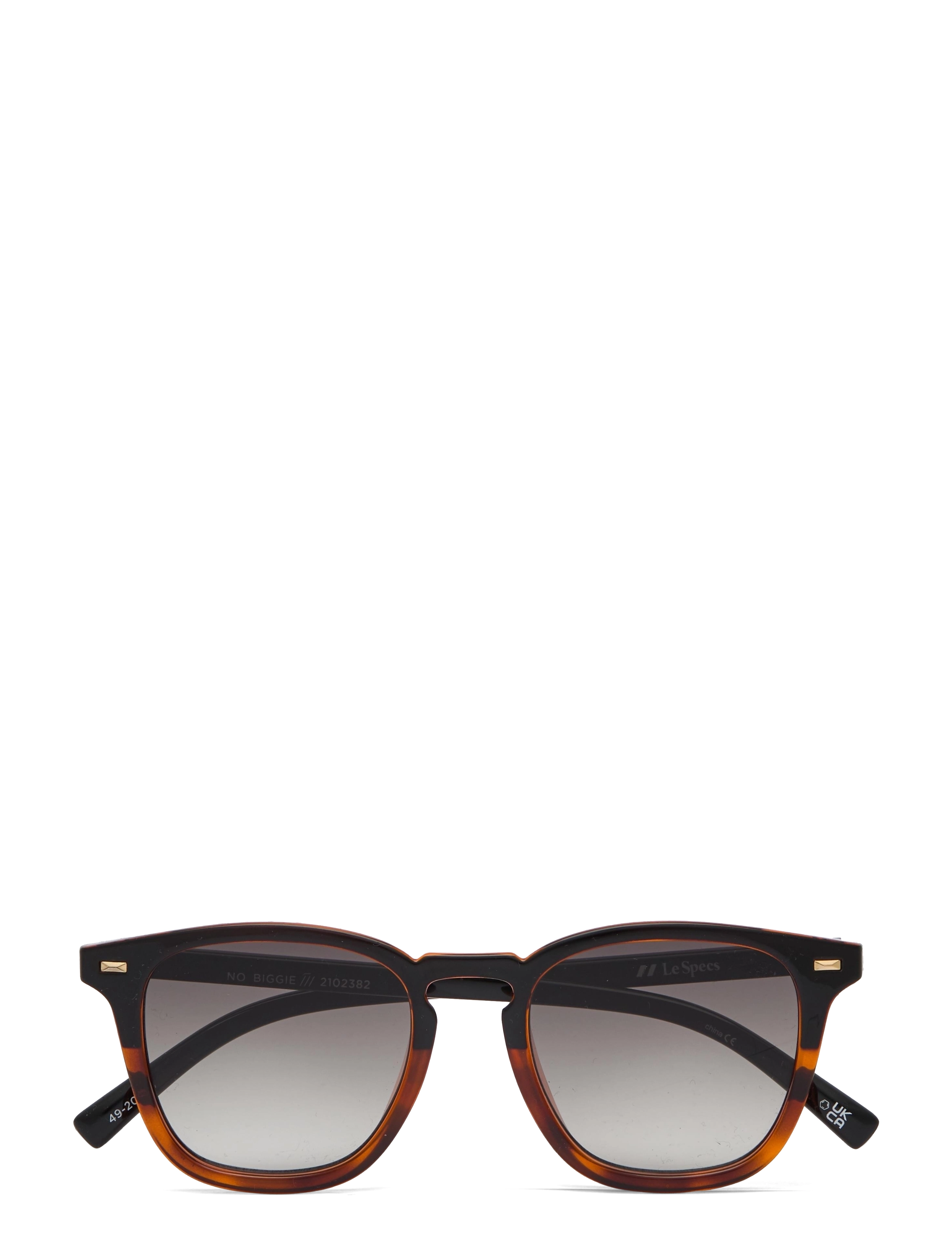 Le Specs - NO BIGGIE - black / tort w/ khaki grad lens - 1