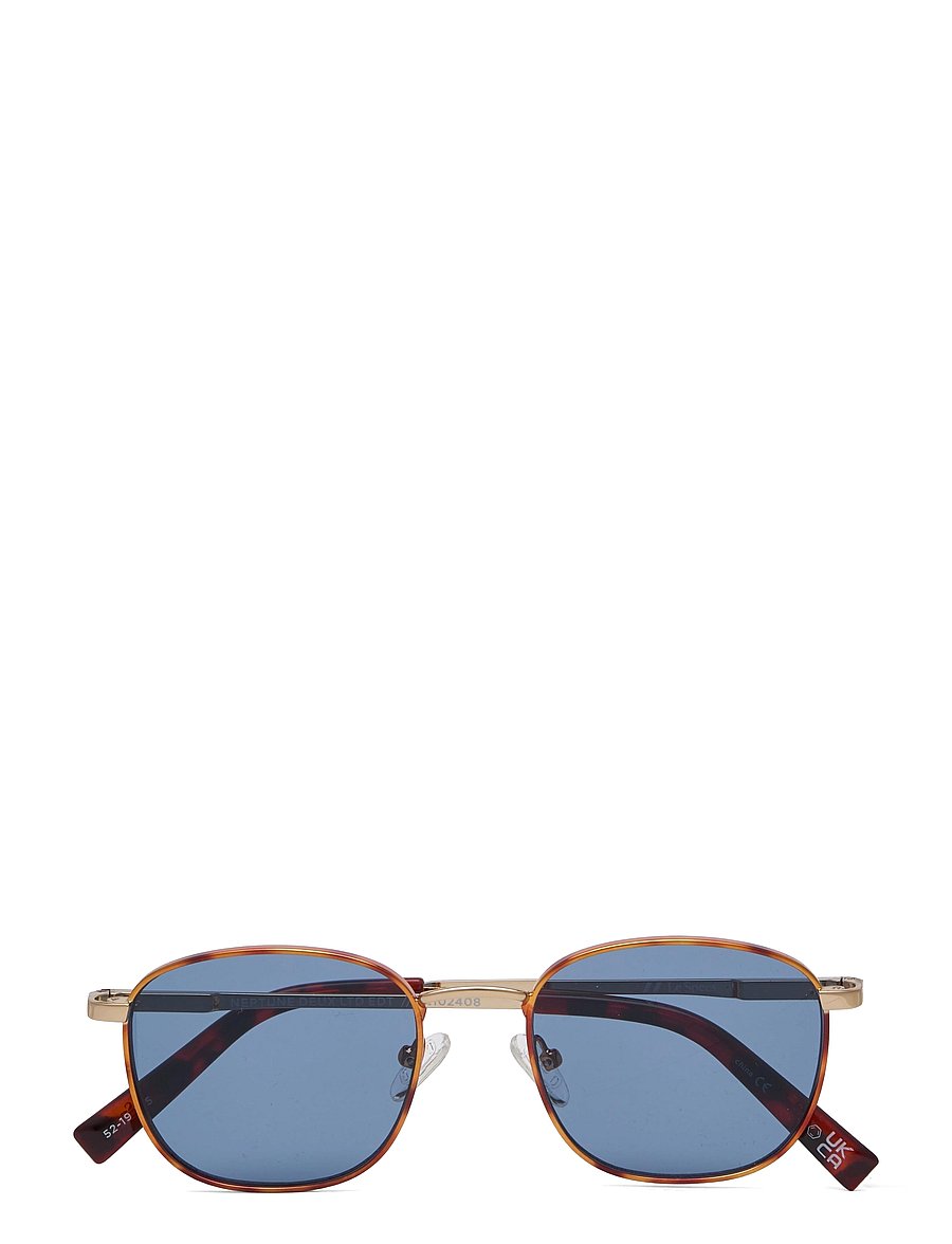 Le Specs - NEPTUNE DEUX *LIMITED EDITION* - bright gold / vintage tort w/ blue tint lens - 0