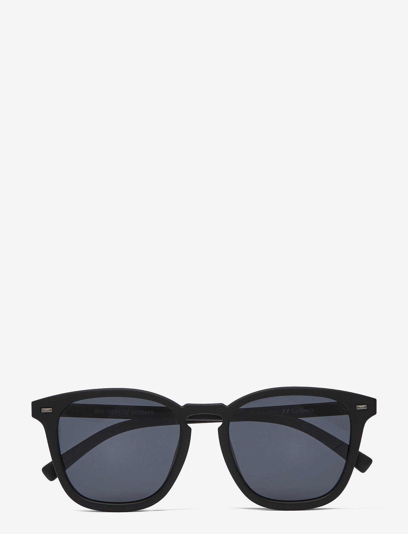 Le Specs - BIG DEAL *POLARIZED* - matte black w/ smoke mono *polarized* lens - 1