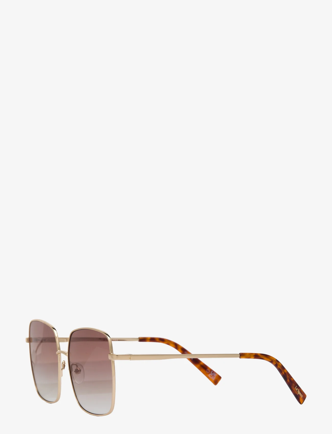 Le Specs - THE CHERISHED - okulary przeciwsłoneczne prostokątne - gold w/ tan grad lens - 1