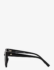 Le Specs - FASH-HUN - okulary przeciwsłoneczne prostokątne - shiny black w/ smoke mono lens - 2