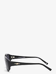 Le Specs - AVENGER - okulary przeciwsłoneczne motyl - black w/ smoke mono lens - 2