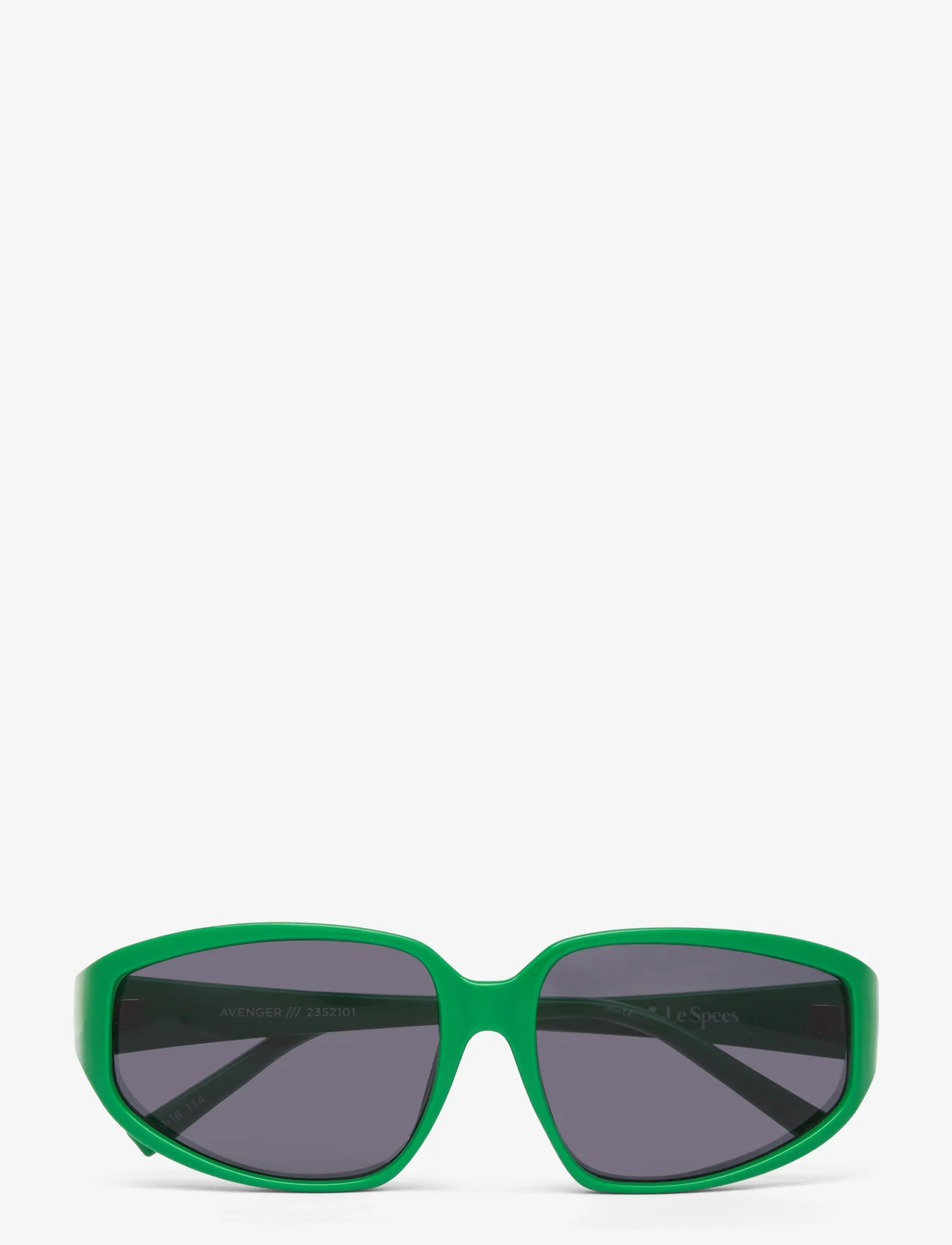 Le Specs - AVENGER - d-shaped solbriller - parakeet green w/ smoke mono lens - 0