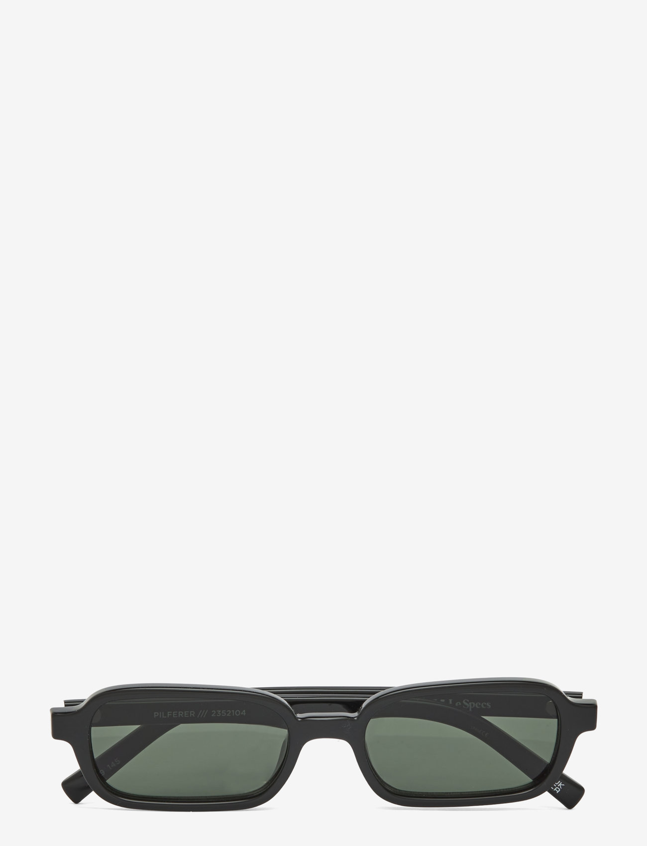 Le Specs - PILFERER - firkantede solbriller - black w/ khaki mono lens - 0