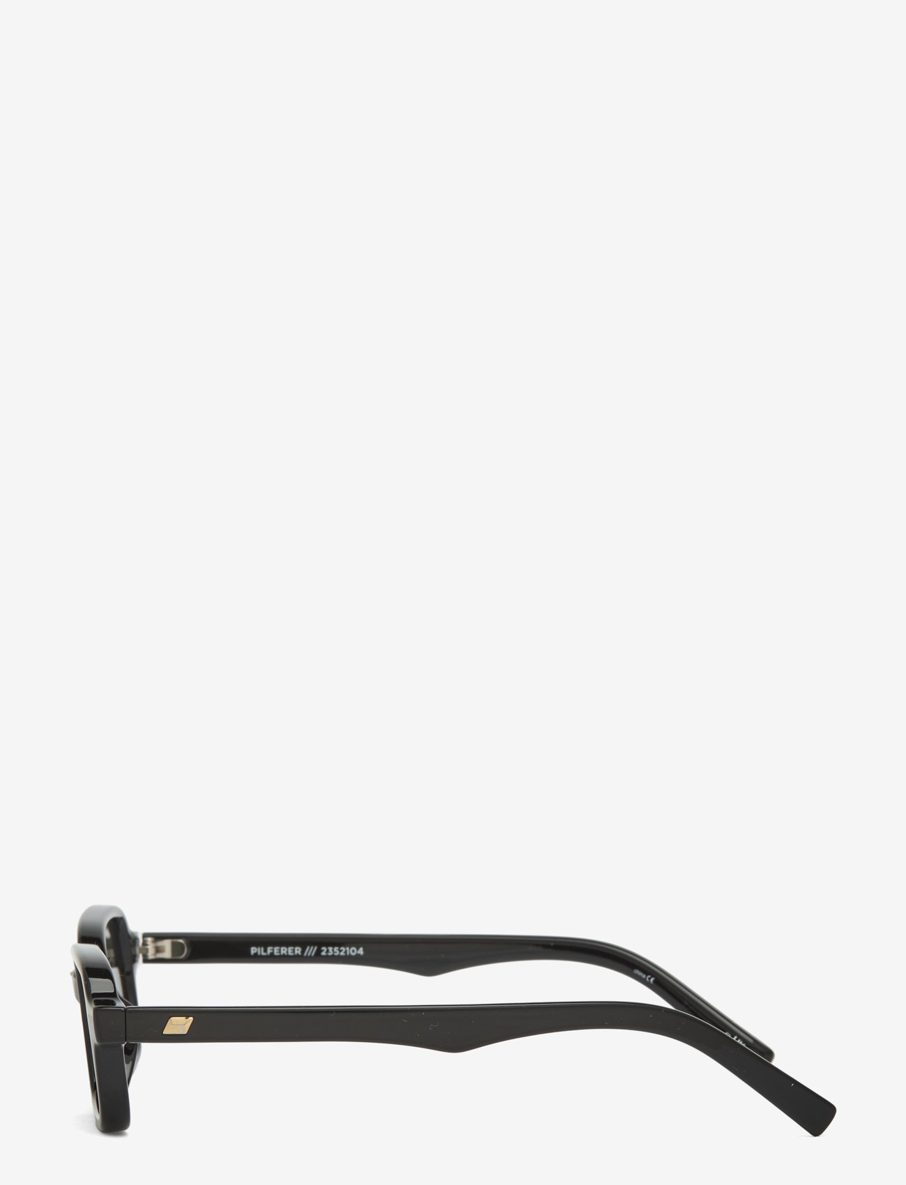Le Specs - PILFERER - firkantede solbriller - black w/ khaki mono lens - 2