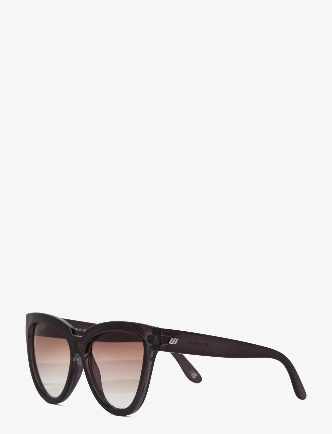 Le Specs - LIAR LIAR - okulary przeciwsłoneczne motyl - charcoal w/ brown grad lens - 1