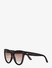Le Specs - LIAR LIAR - okulary przeciwsłoneczne motyl - charcoal w/ brown grad lens - 1