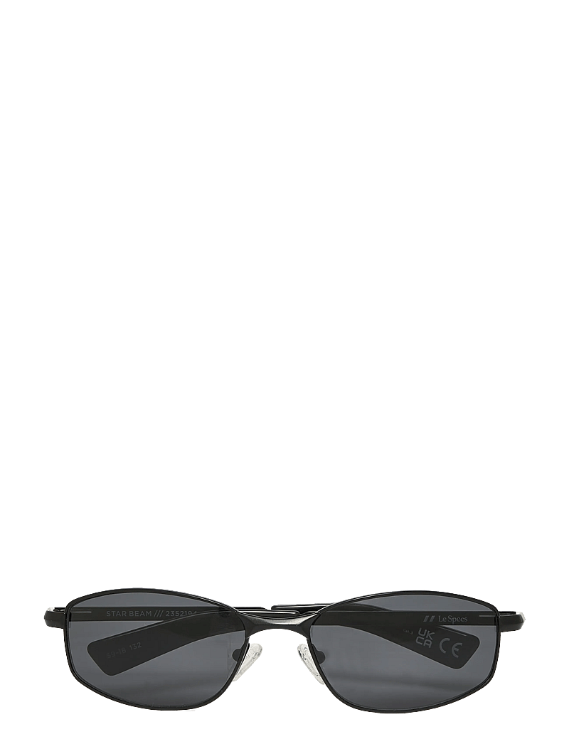 Le Specs - STAR BEAM - firkantede solbriller - matte black w/ smoke mono lens - 1