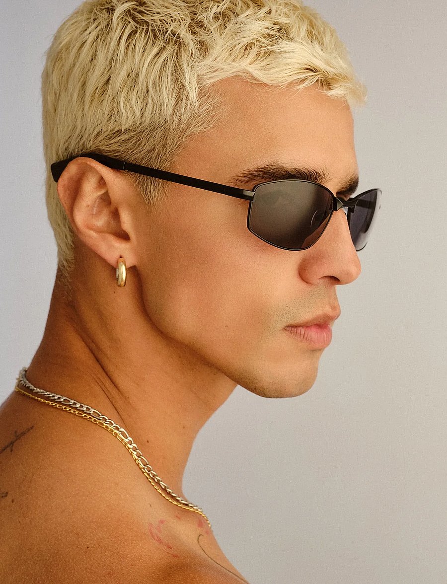 Le Specs - STAR BEAM - kandilise raamiga - matte black w/ smoke mono lens - 4