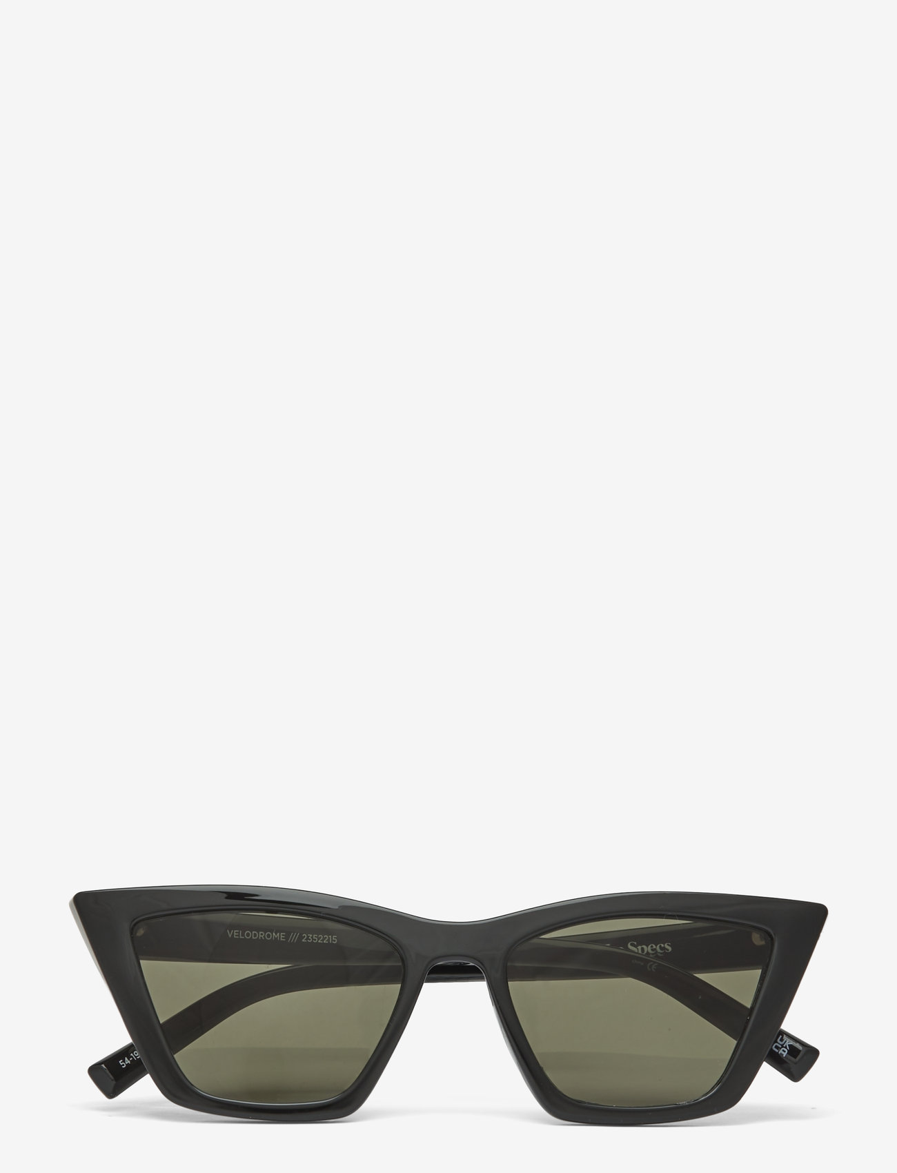 Le Specs - VELODROME - cateye solbriller - black w/ khaki mono lens - 0