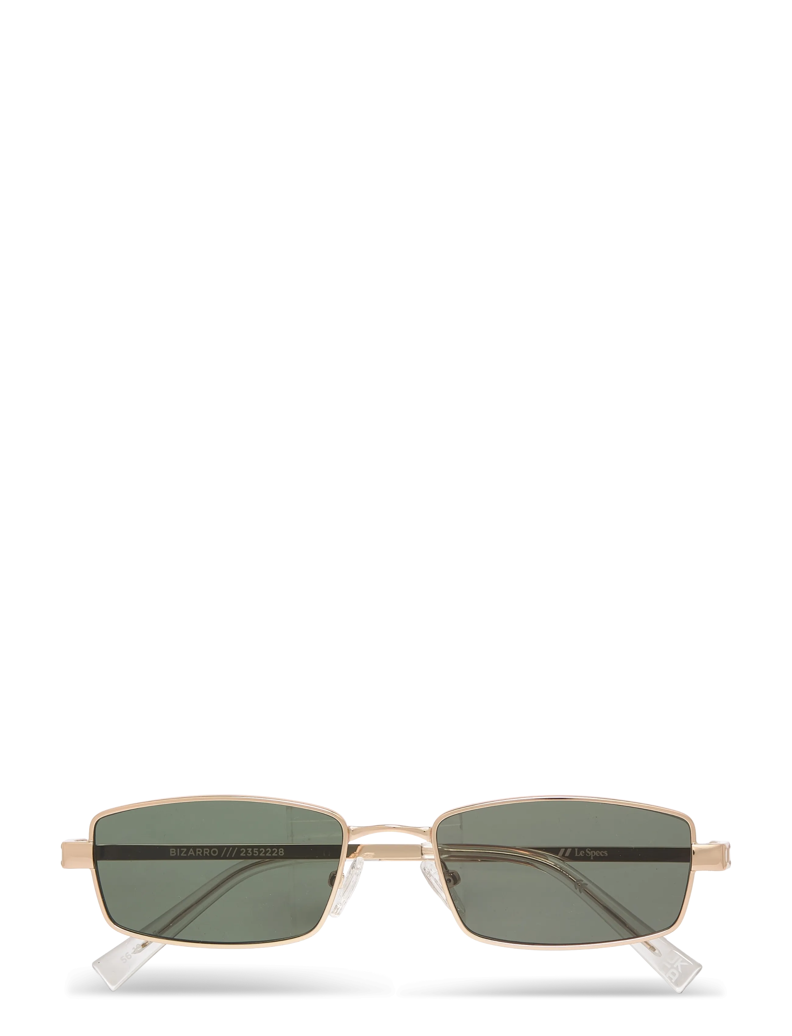 Le Specs BIZARRO - Accessoarer - BRIGHT GOLD / CLEAR W/ KHAKI MONO LENS / gold