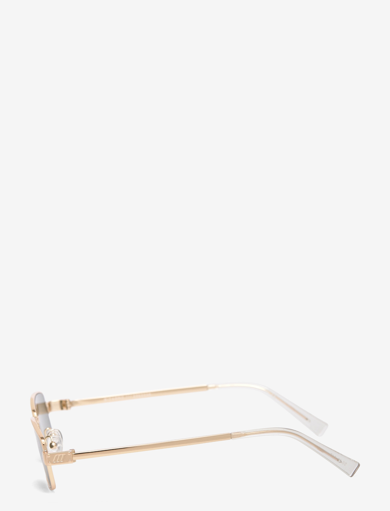 Le Specs - BIZARRO - eckige form - bright gold / clear w/ khaki mono lens - 3
