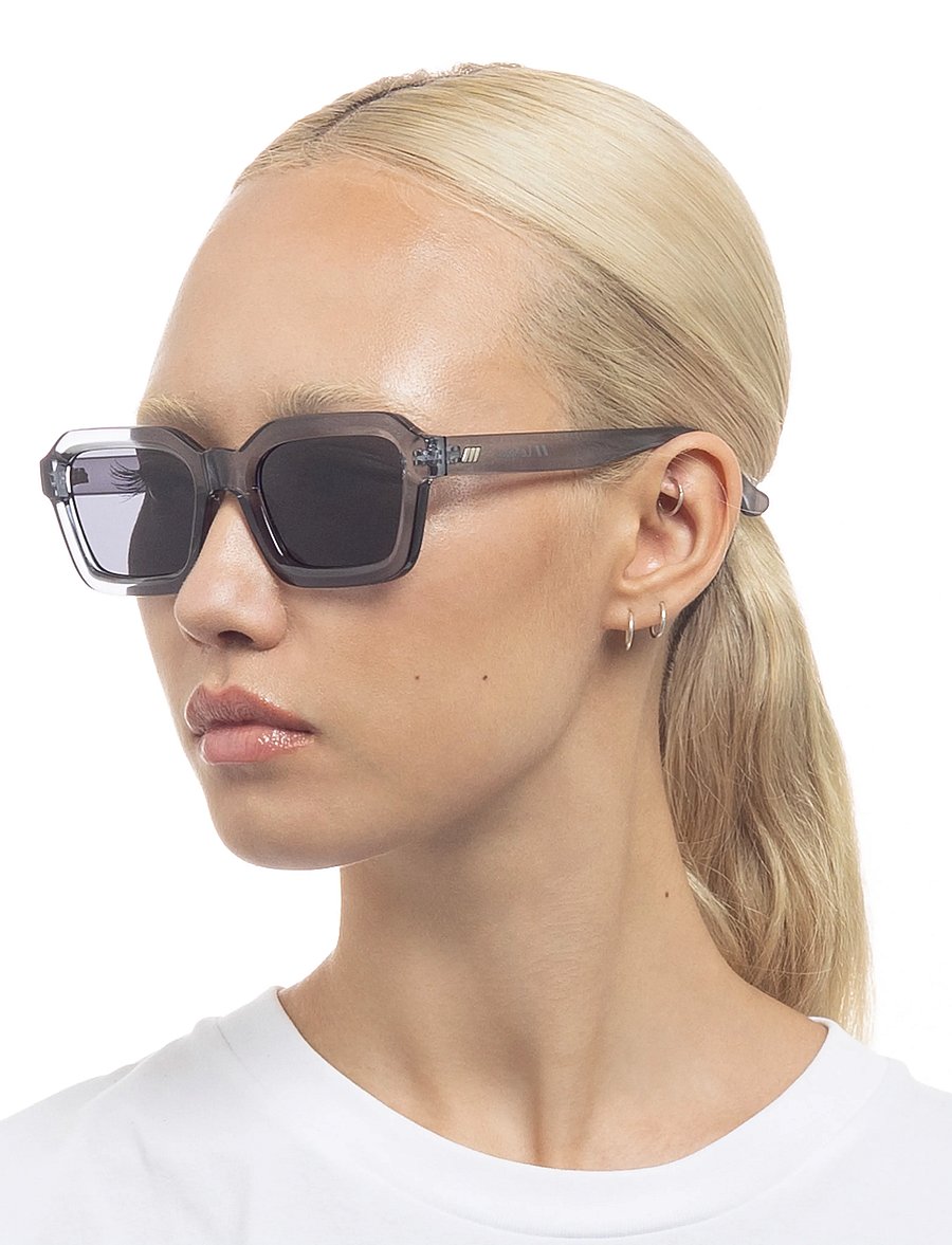 Le Specs - IMPOSSIBLE - ferningslaga rammar - pewter w/ smoke mono lens - 5