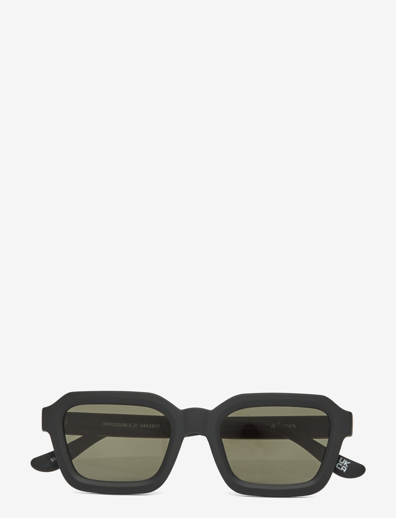 Le Specs - IMPOSSIBLE - kandilise raamiga - matte black w/ khaki mono lens - 0
