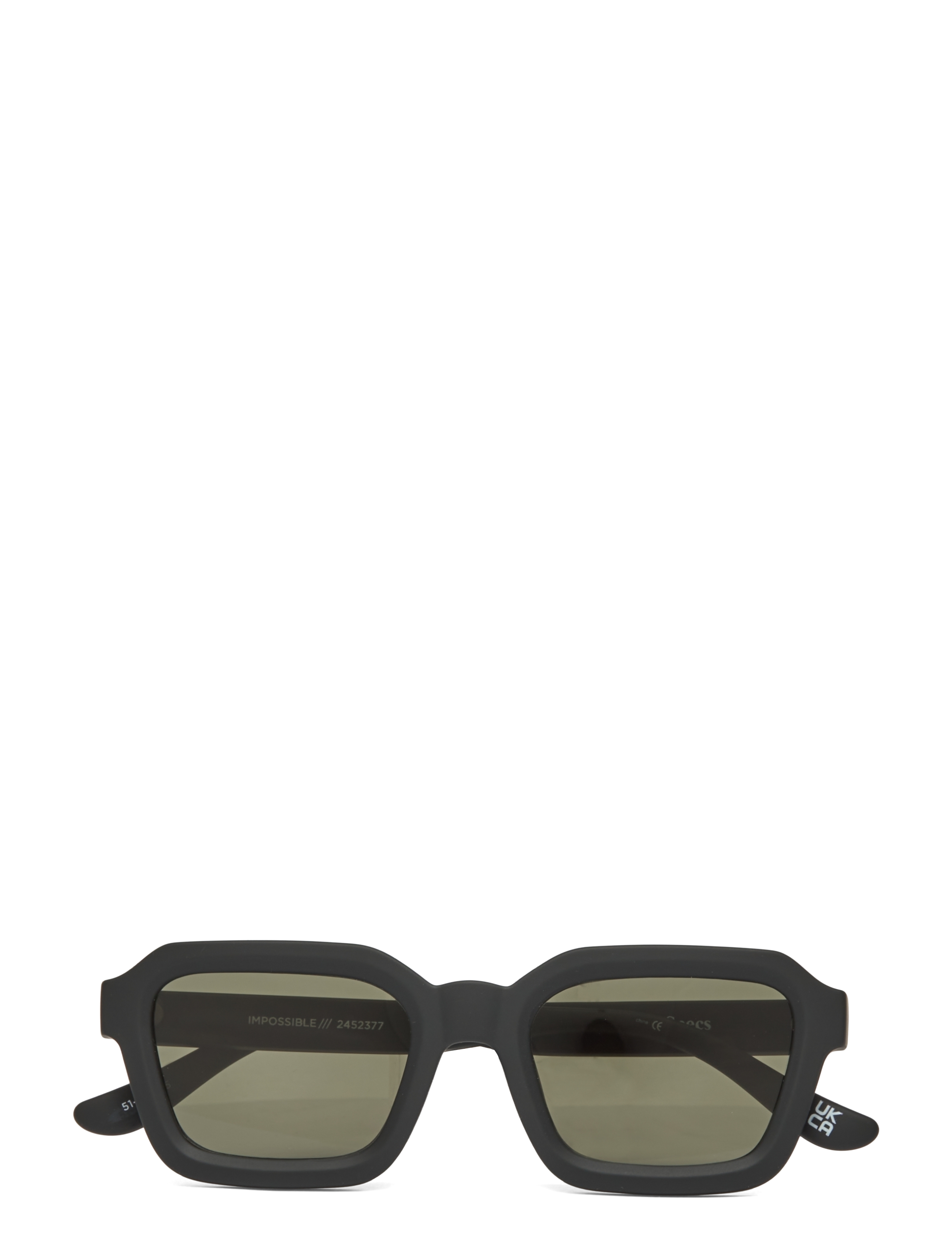 Le Specs IMPOSSIBLE - Accessoarer - MATTE BLACK W/ KHAKI MONO LENS / black