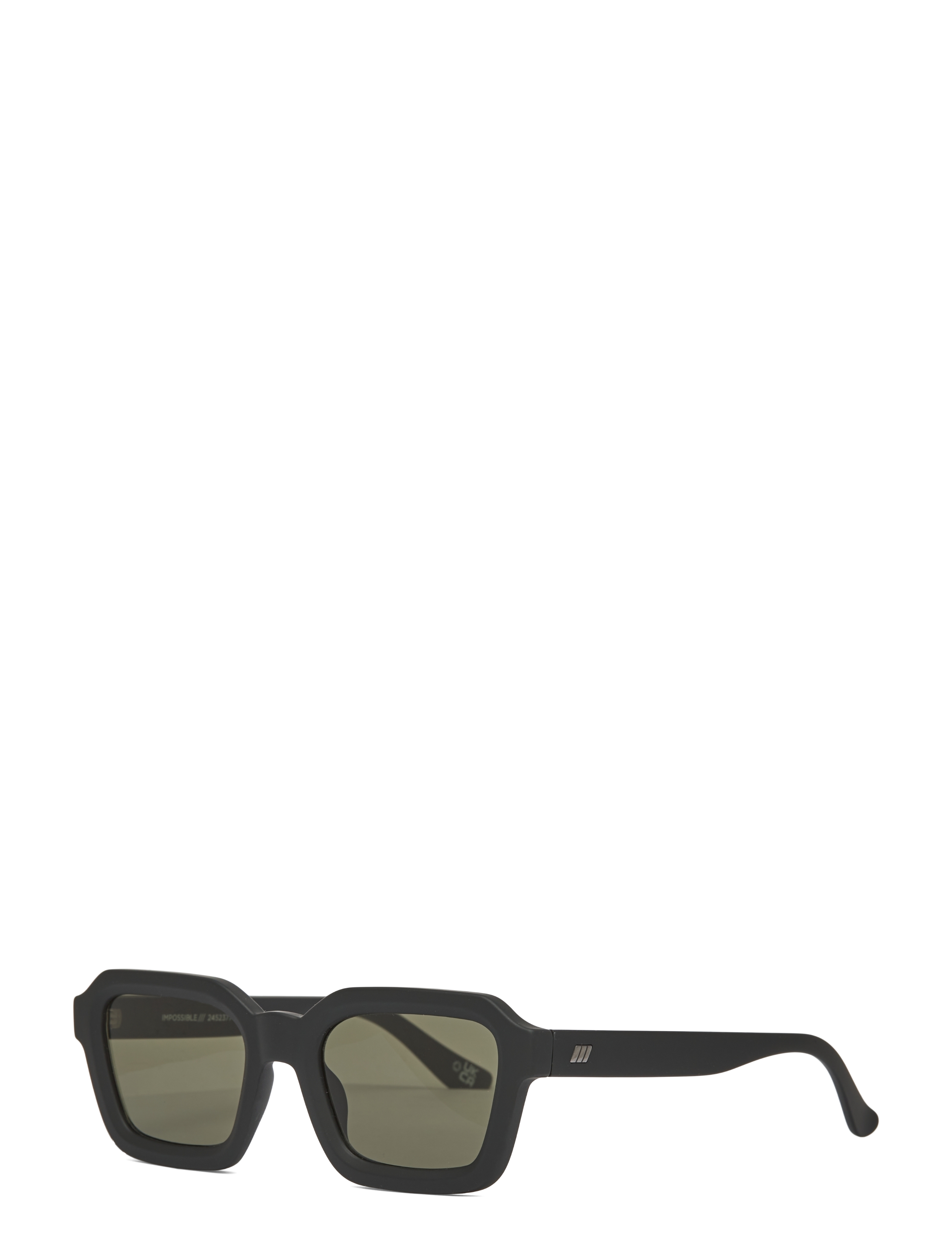 Le Specs - IMPOSSIBLE - matte black w/ khaki mono lens - 2