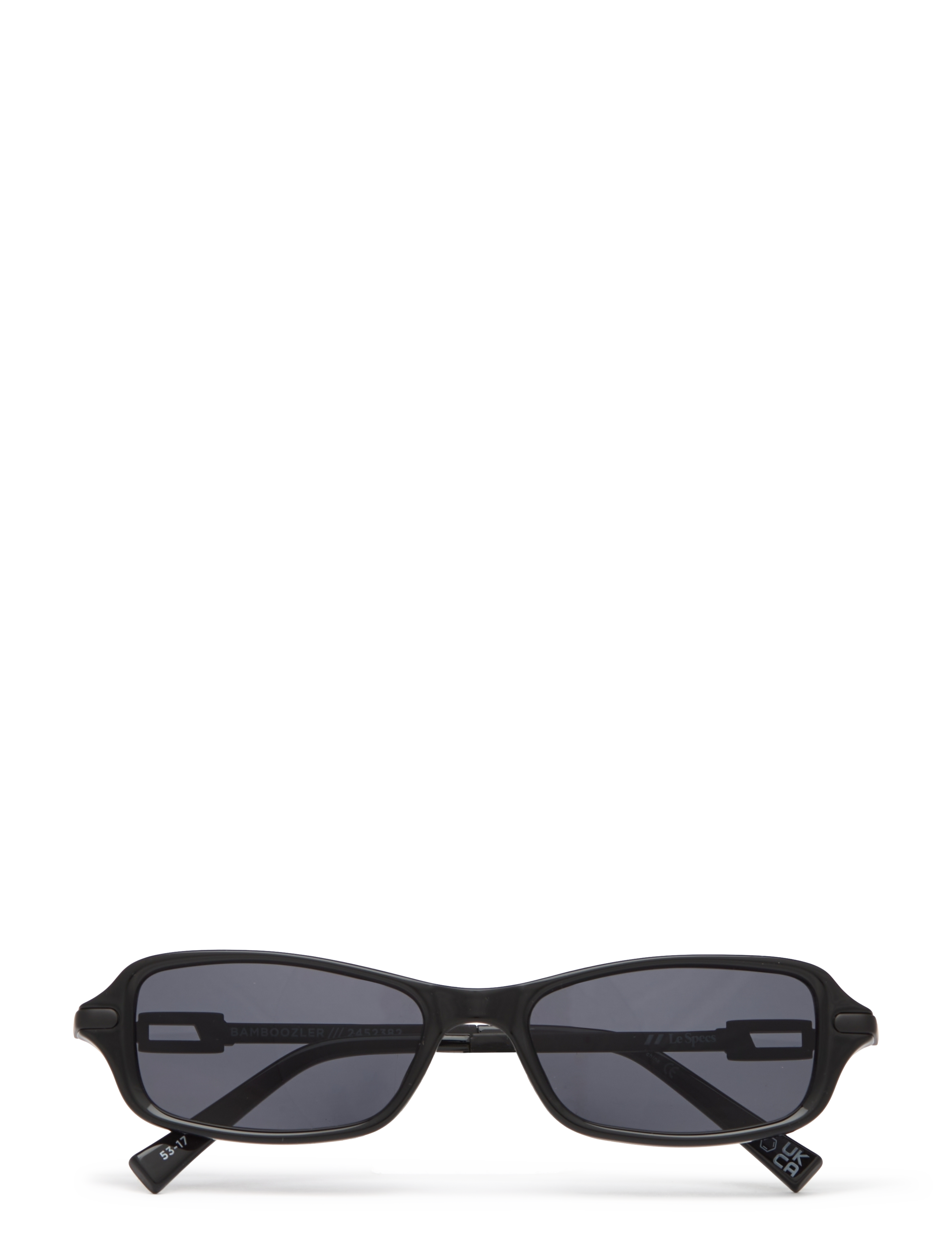Le Specs BAMBOOZLER - Sonnenbrillen - BLACK W/ SMOKE MONO LENS / black