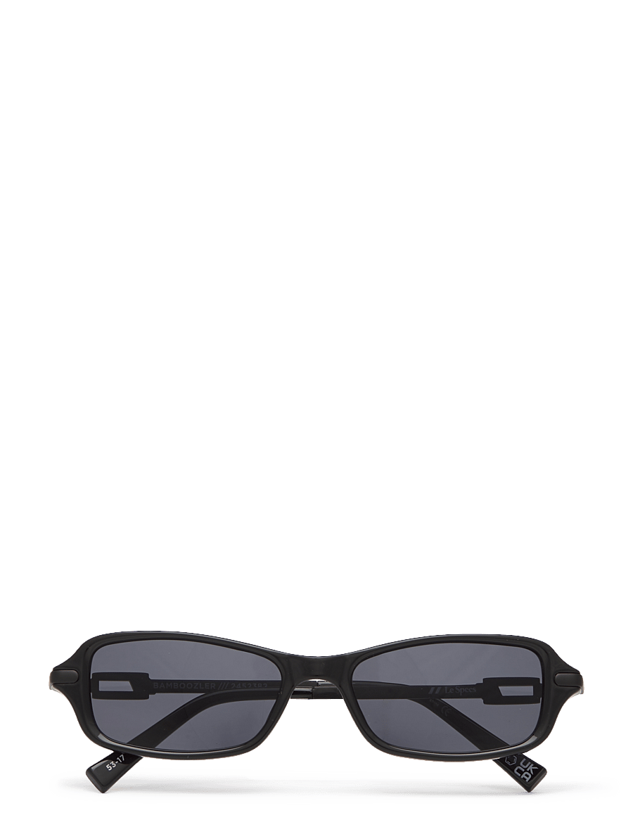 Le Specs - BAMBOOZLER - firkantede solbriller - black w/ smoke mono lens - 1