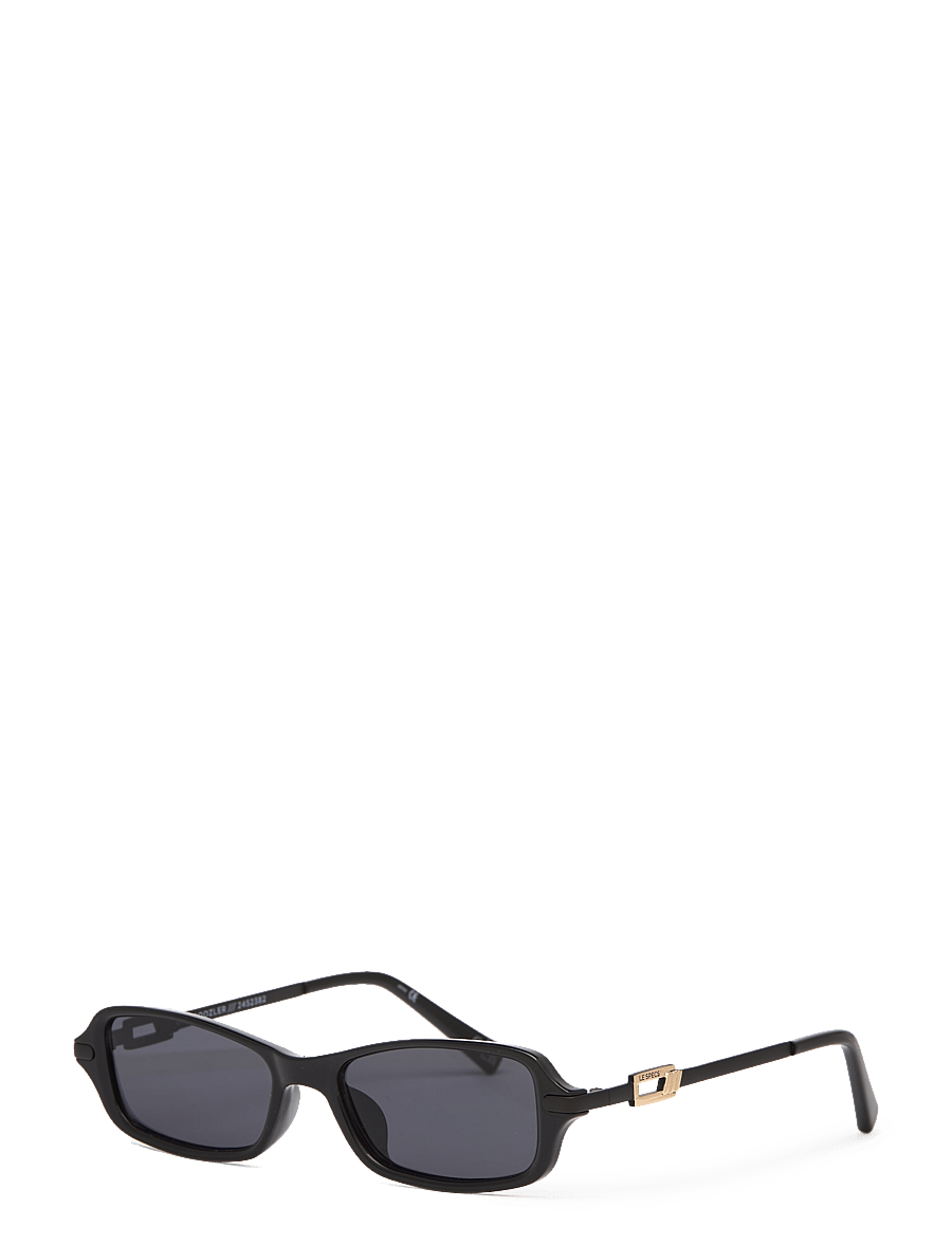 Le Specs - BAMBOOZLER - firkantede solbriller - black w/ smoke mono lens - 2