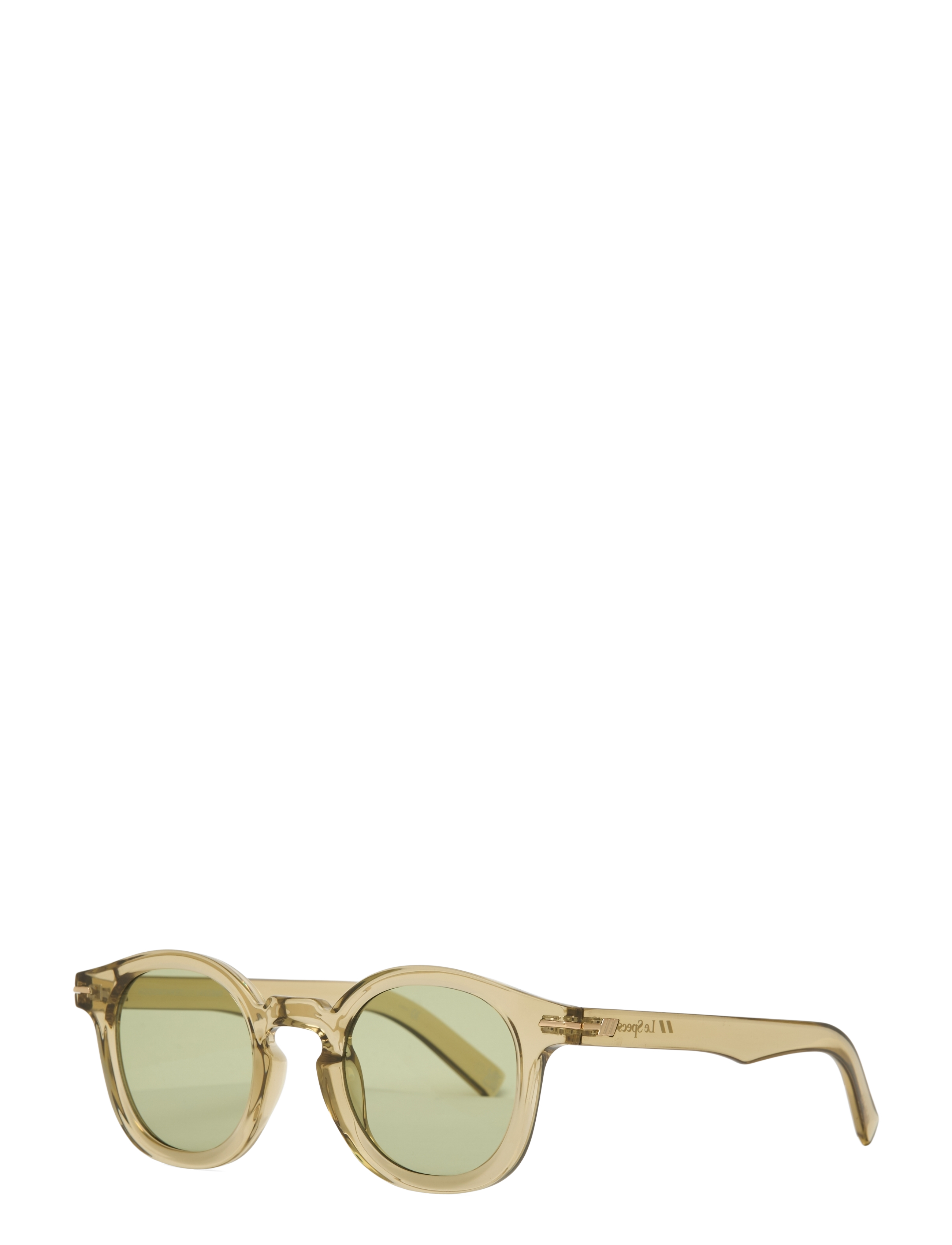 Le Specs - HOODWINKED - okrągłe okulary przeciwsłoneczne - olive leaf w/ sage tint lens - 2