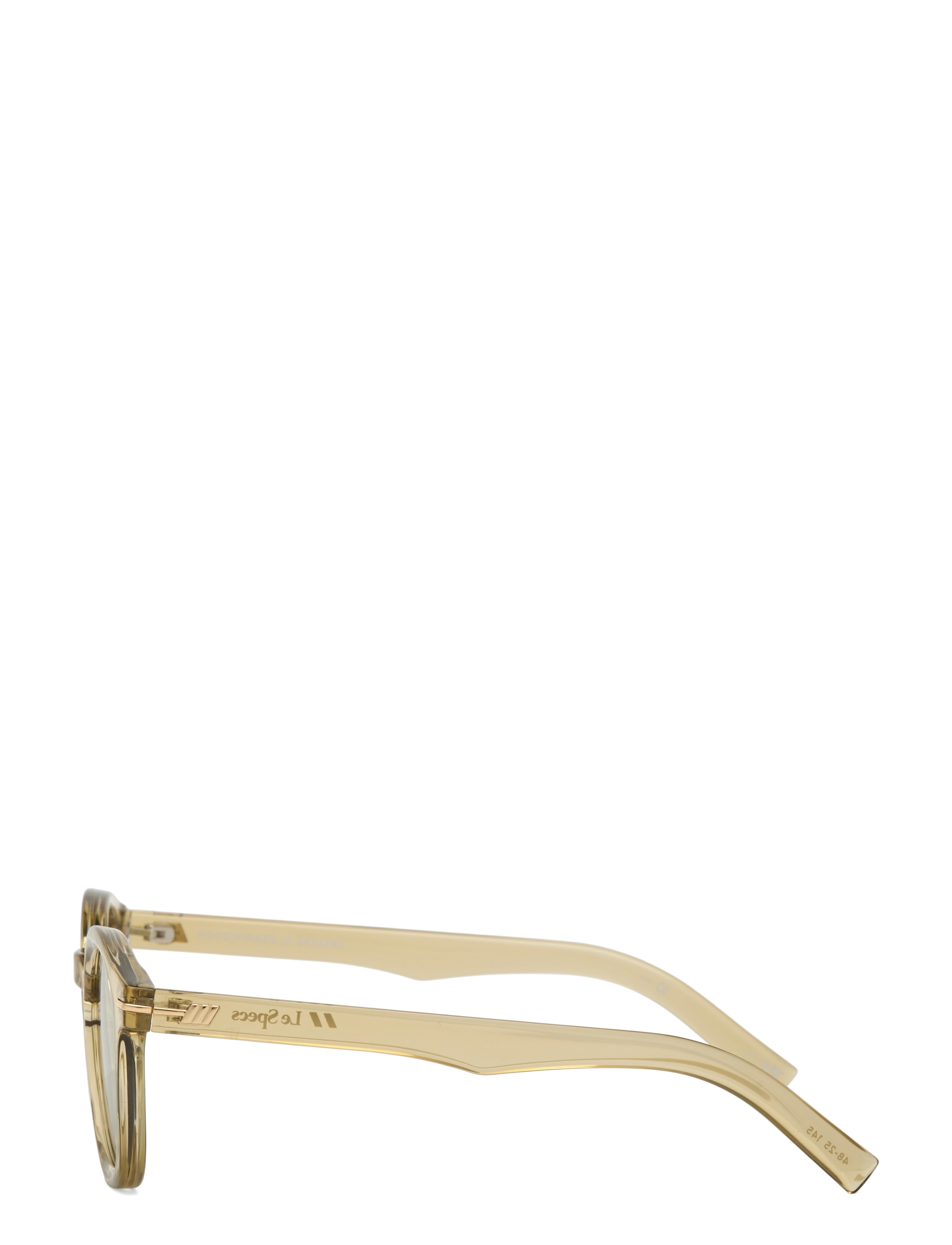 Le Specs - HOODWINKED - okrągłe okulary przeciwsłoneczne - olive leaf w/ sage tint lens - 3