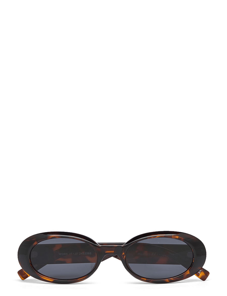 Le Specs - WORK IT! *POLARIZED* - runder rahmen - dark tort w/ smoke mono *polarized* lens - 1