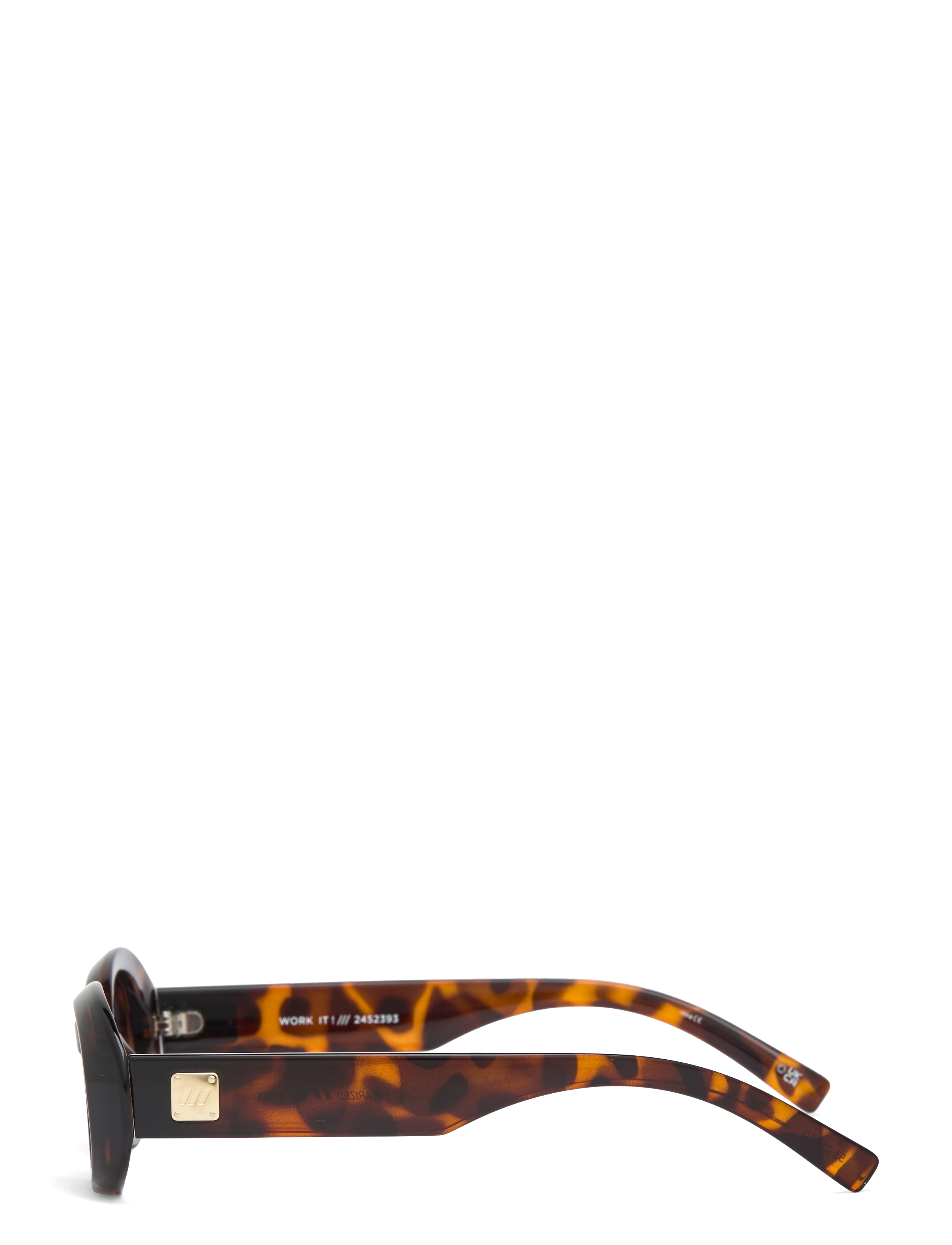 Le Specs - WORK IT! *POLARIZED* - hringlaga rammar - dark tort w/ smoke mono *polarized* lens - 3