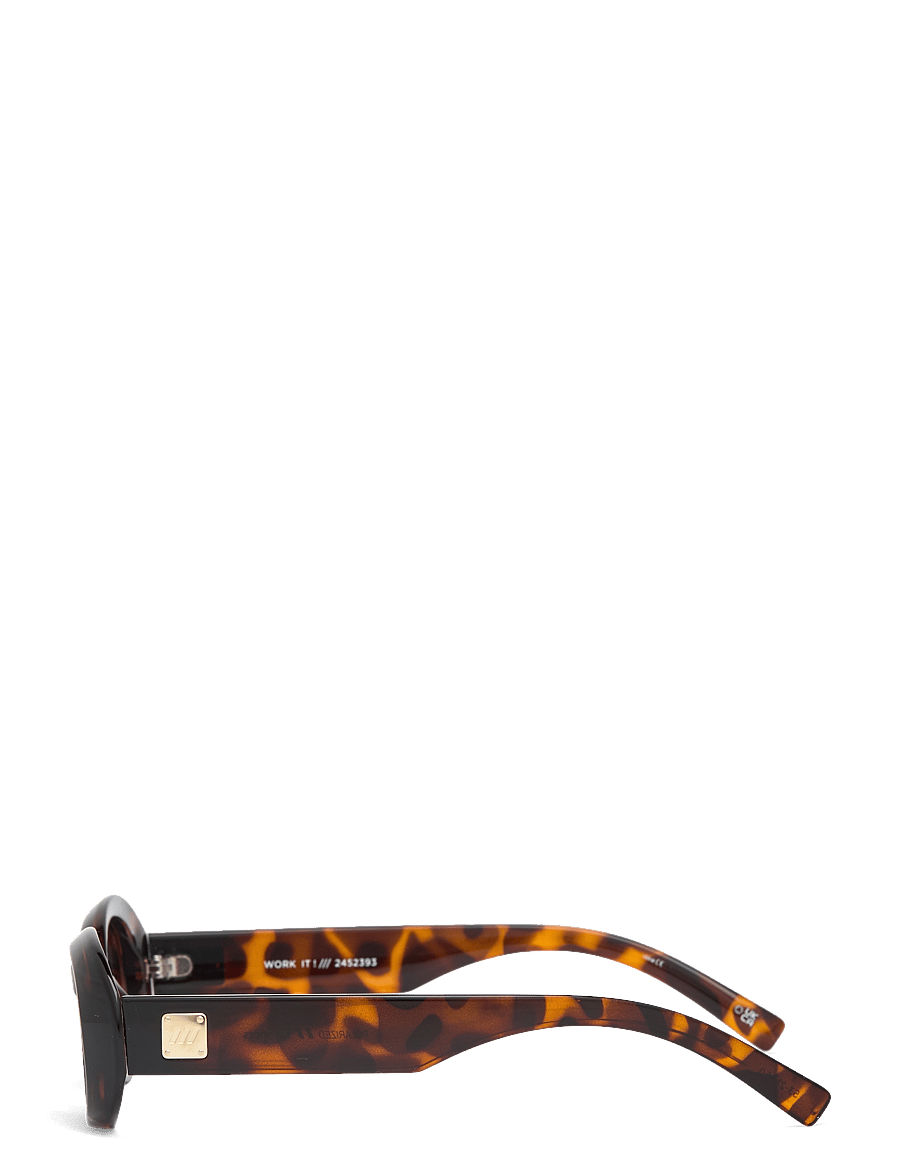 Le Specs - WORK IT! *POLARIZED* - runder rahmen - dark tort w/ smoke mono *polarized* lens - 3