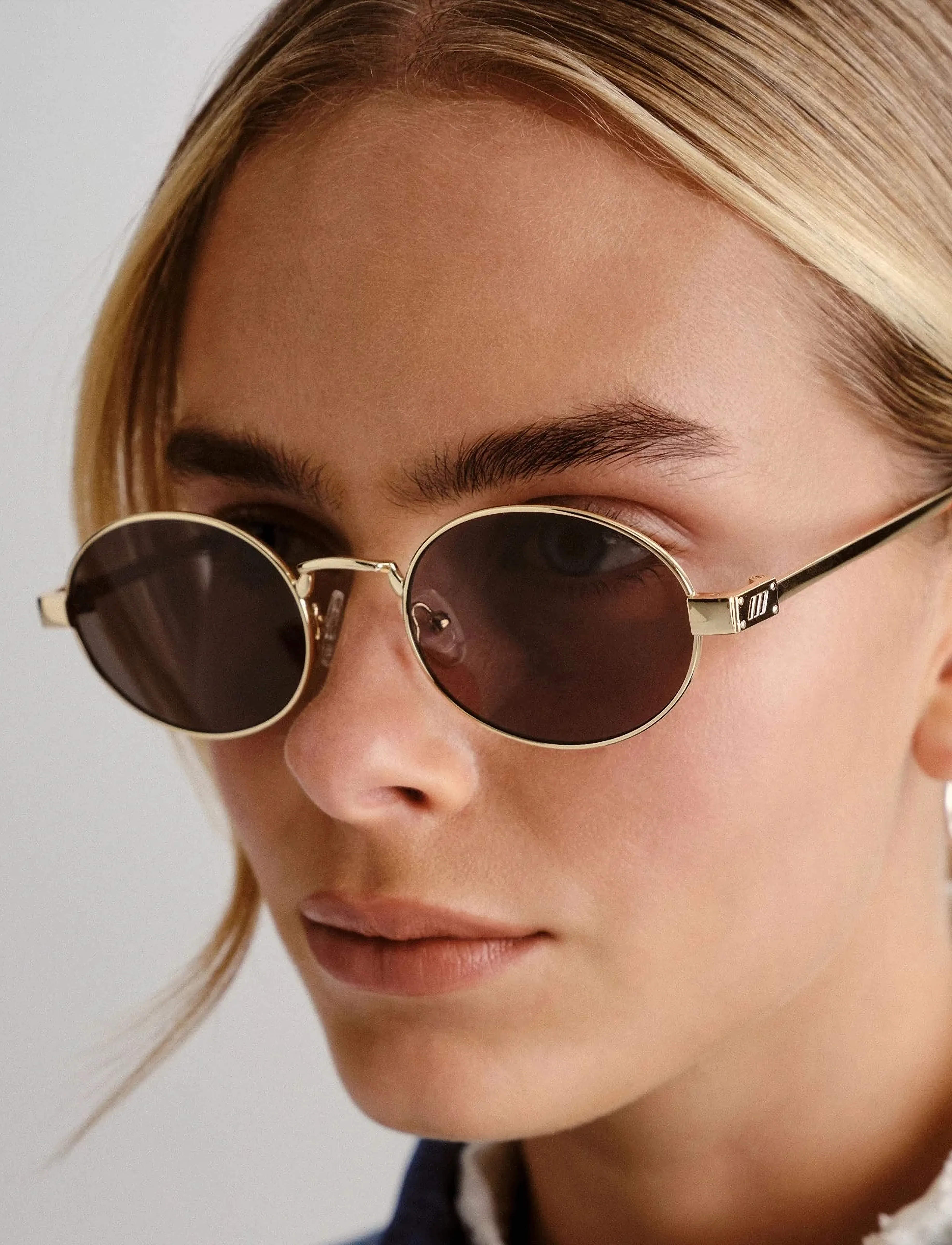 Le Specs - POSEIDON DEUX - gold w/ khaki mono lens - 5