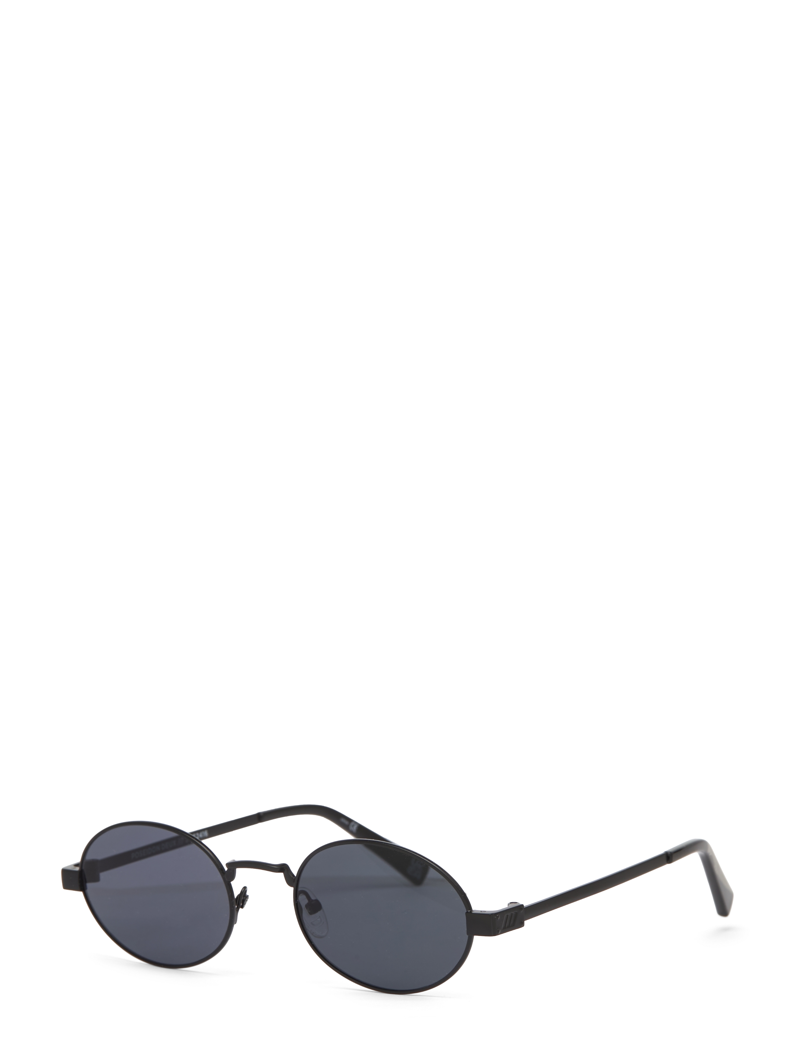 Le Specs - POSEIDON DEUX - apvalūs rėmeliai - matte black w/ smoke mono lens - 2