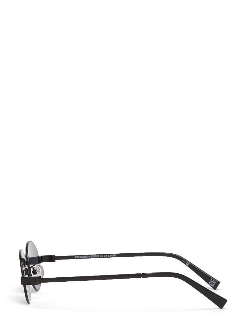 Le Specs - POSEIDON DEUX - rund form - matte black w/ smoke mono lens - 3