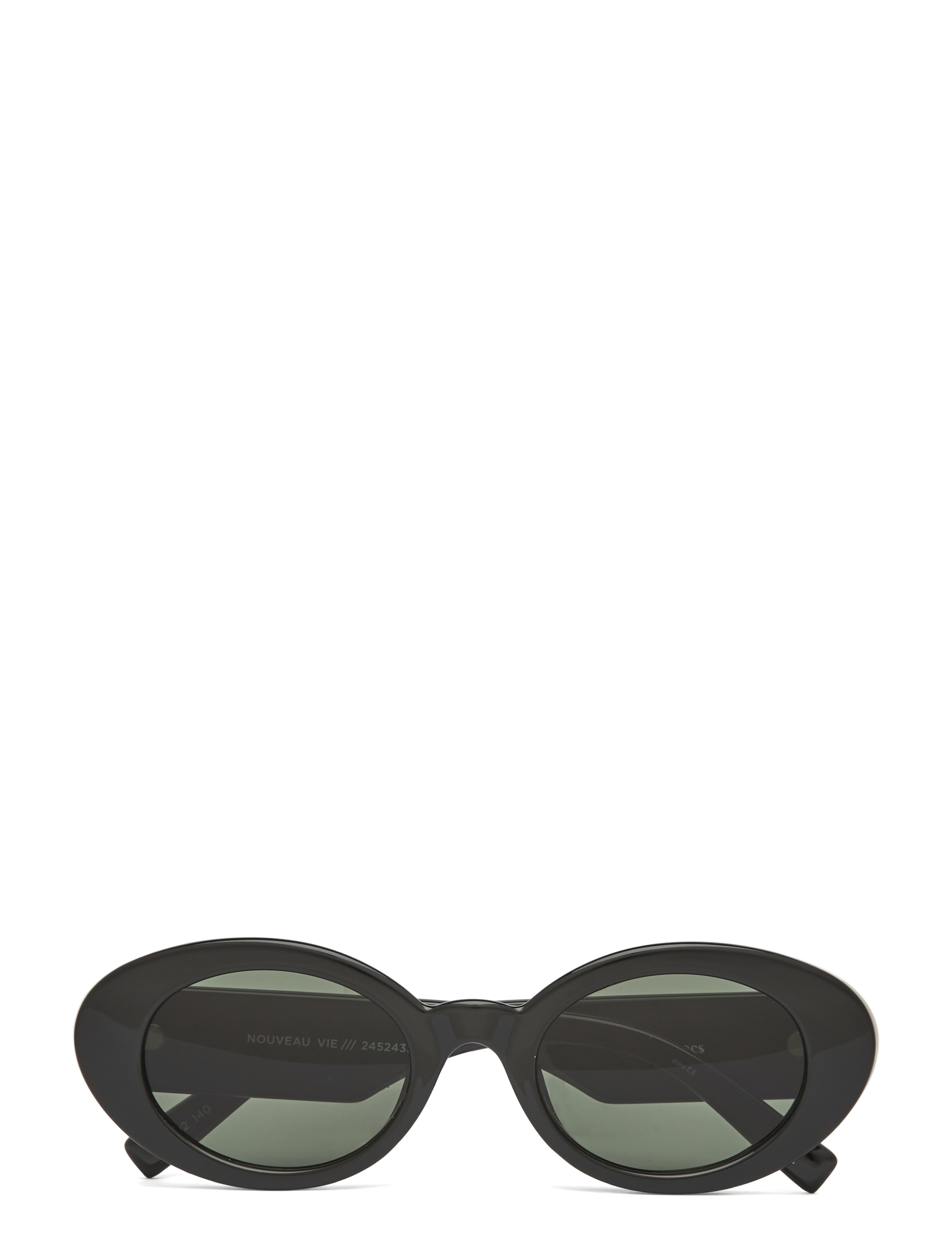 Le Specs - NOUVEAU VIE - black w/ green mono lens - 1