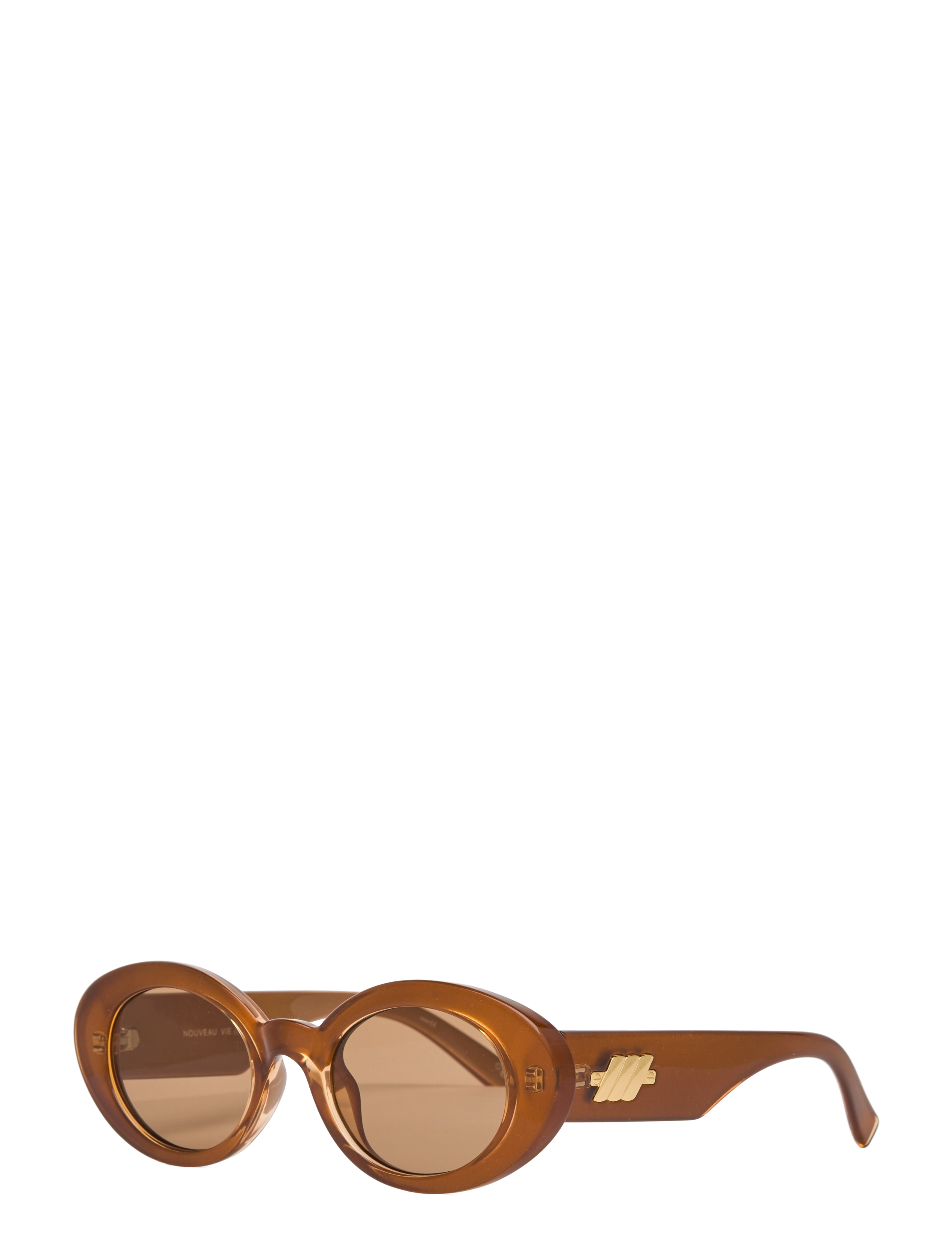 Le Specs - NOUVEAU VIE - runder rahmen - caramel w/ tan tint lens - 2