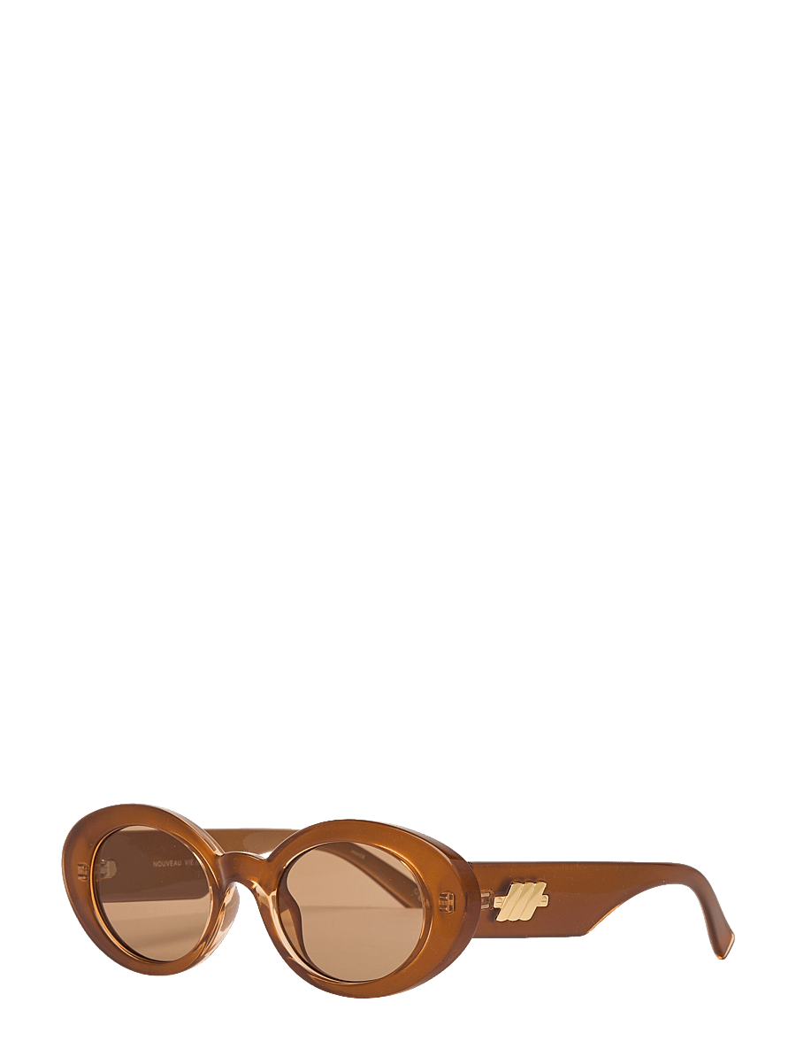 Le Specs - NOUVEAU VIE - runder rahmen - caramel w/ tan tint lens - 2