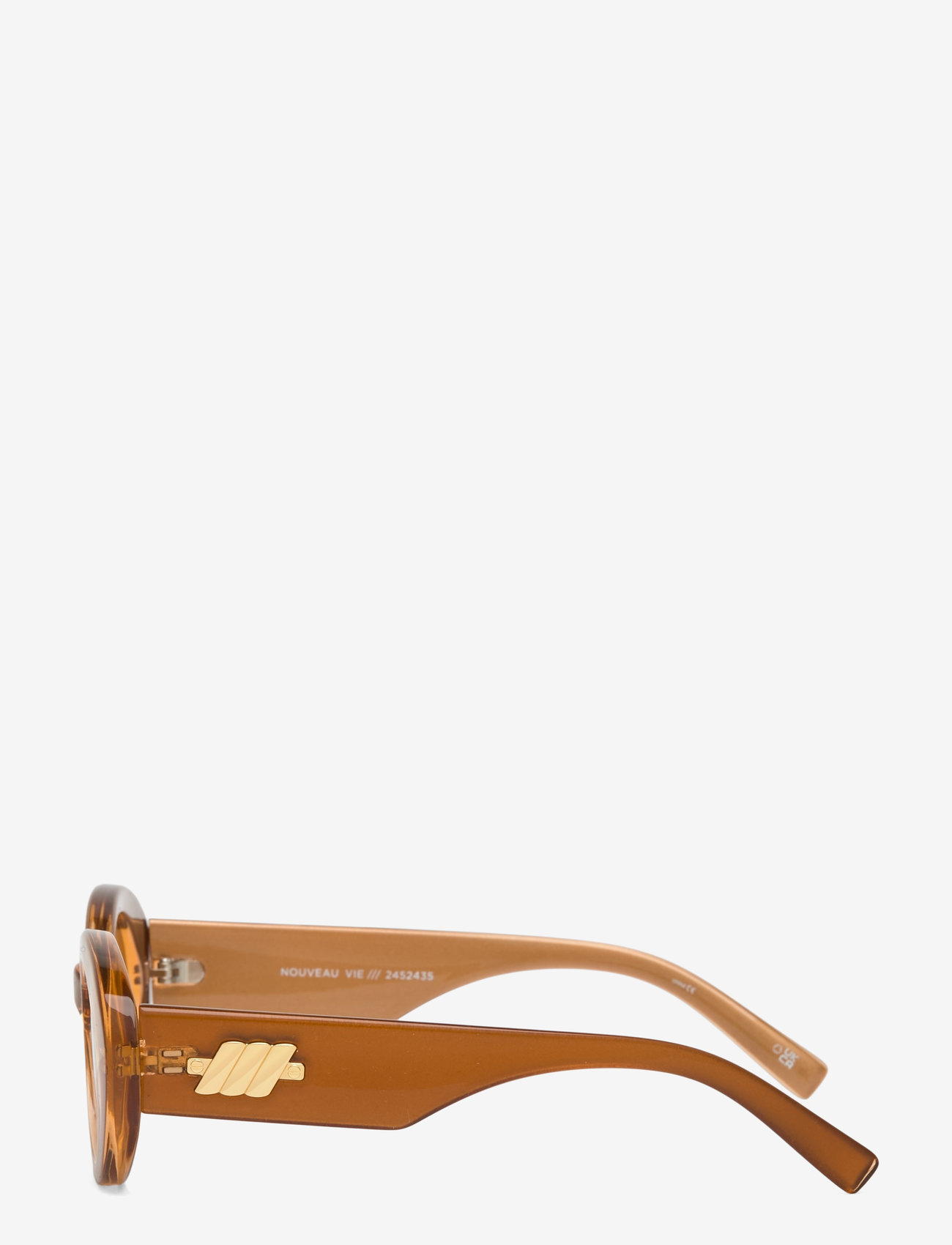 Le Specs - NOUVEAU VIE - rund form - caramel w/ tan tint lens - 3