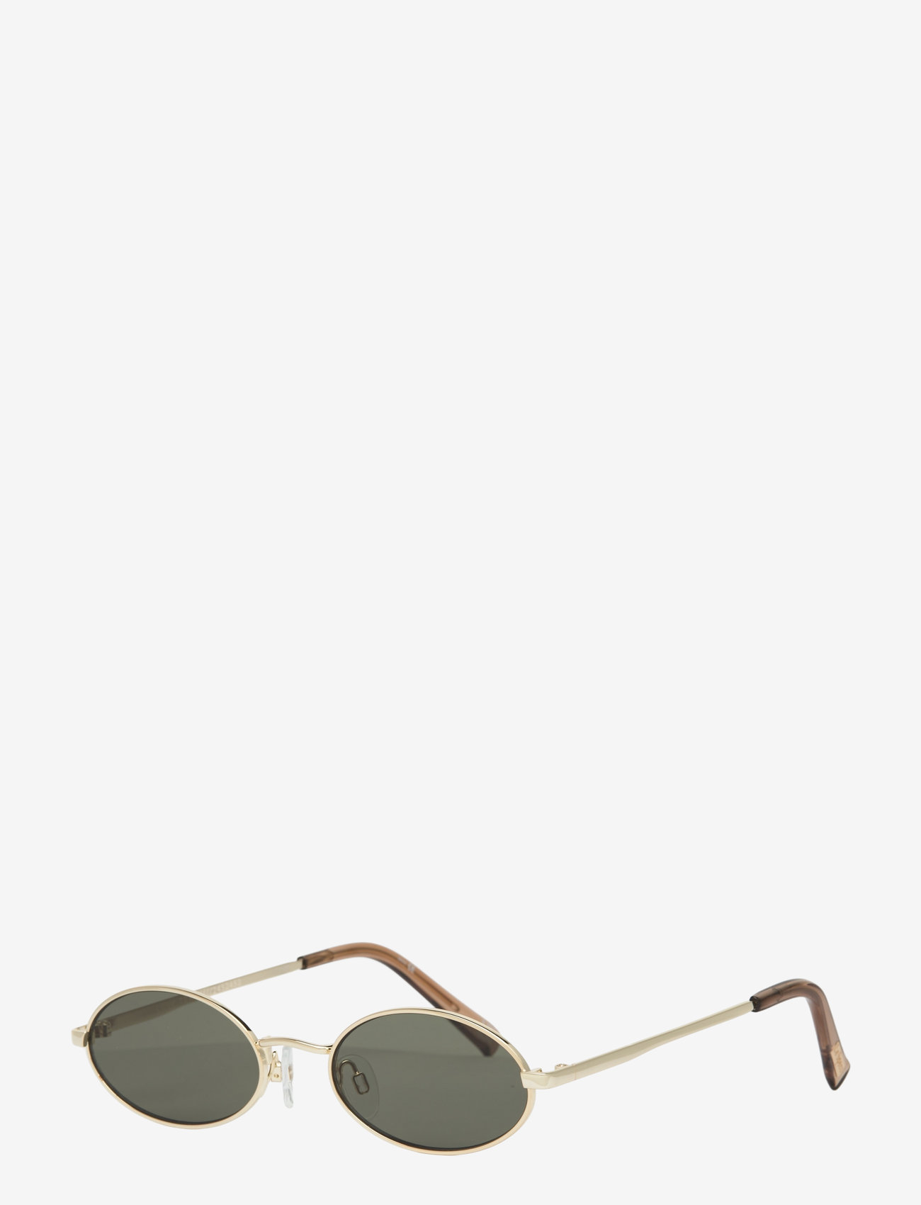 Le Specs - LOVE TRAIN - rund ramme - bright gold w/ khaki mono lens - 2