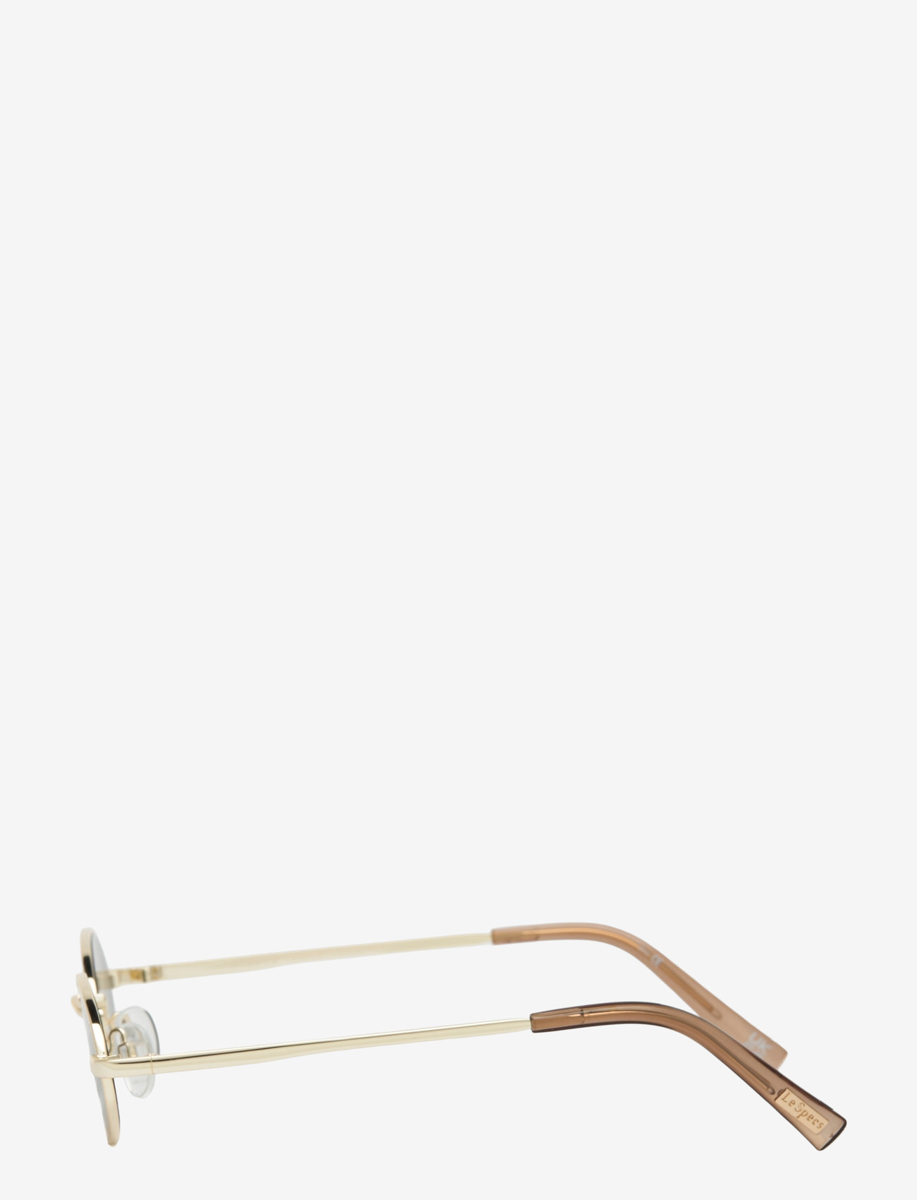 Le Specs - LOVE TRAIN - rund ramme - bright gold w/ khaki mono lens - 3