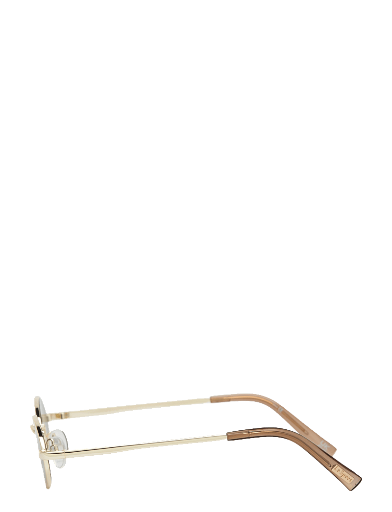Le Specs - LOVE TRAIN - rund ramme - bright gold w/ khaki mono lens - 3
