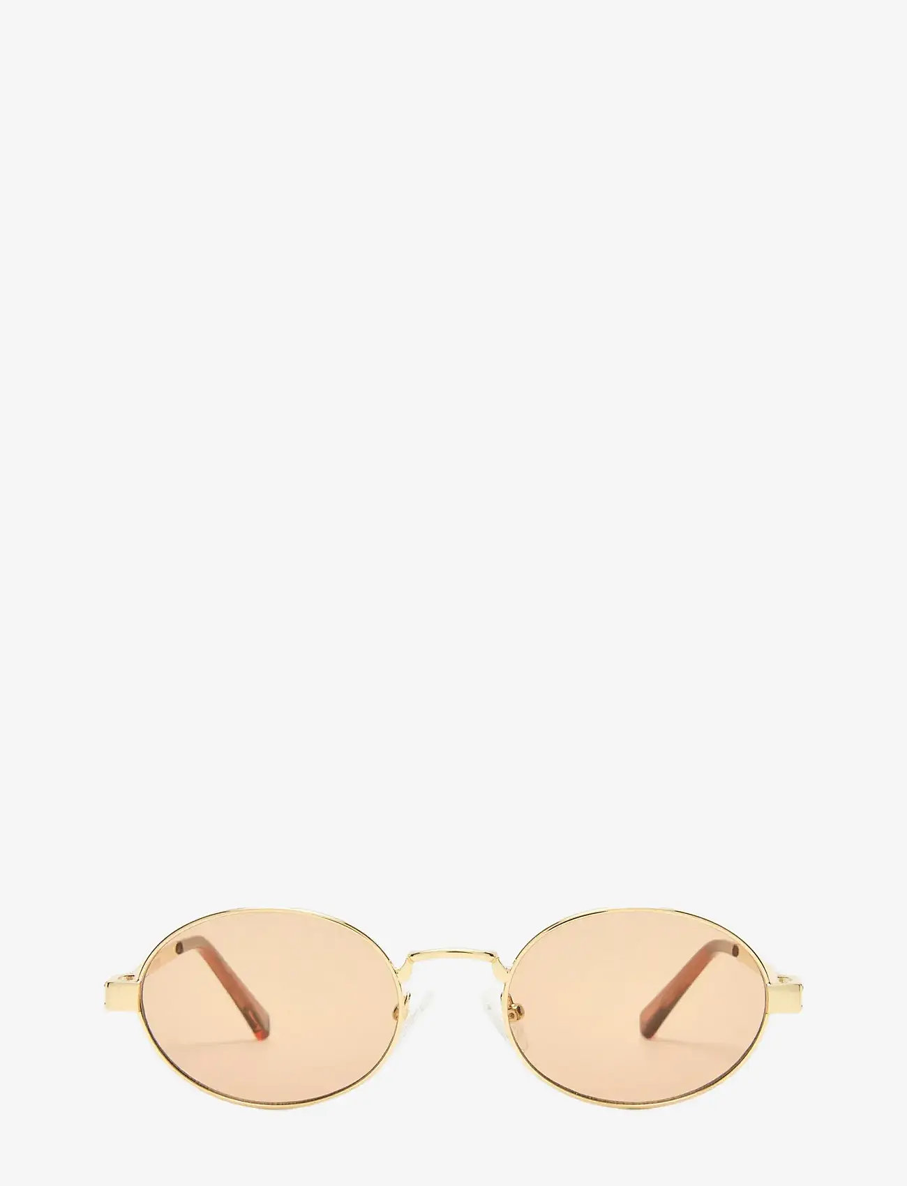 Le Specs - POSEIDON DEUX - Ümmarguse raamiga - gold w/ tan tint - 2