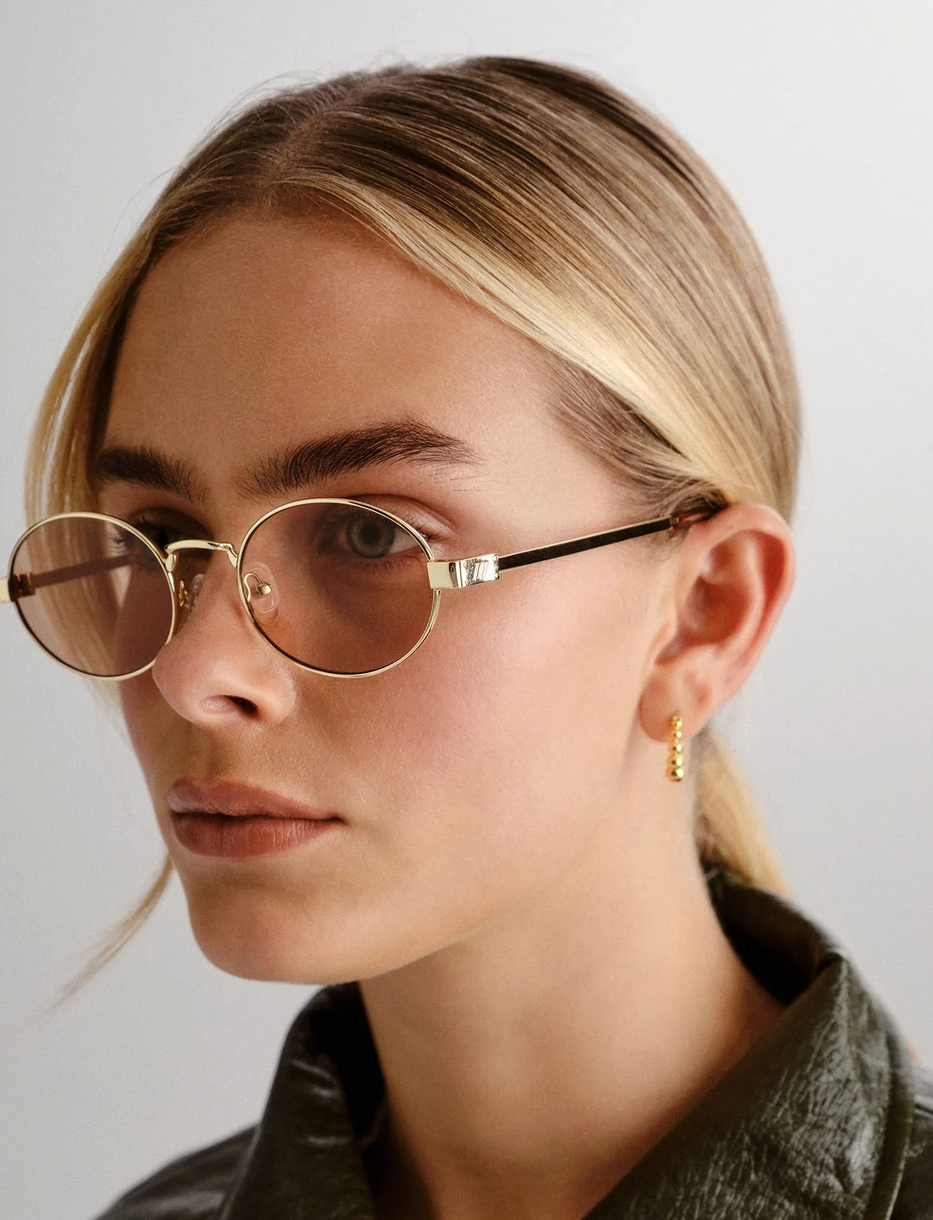 Le Specs - POSEIDON DEUX - ronde - gold w/ tan tint - 4