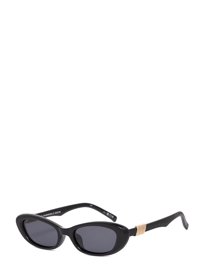 Le Specs - THE WHISPERER *POLARIZED* - cateye - black w/ smoke mono *polarized* lens - 1