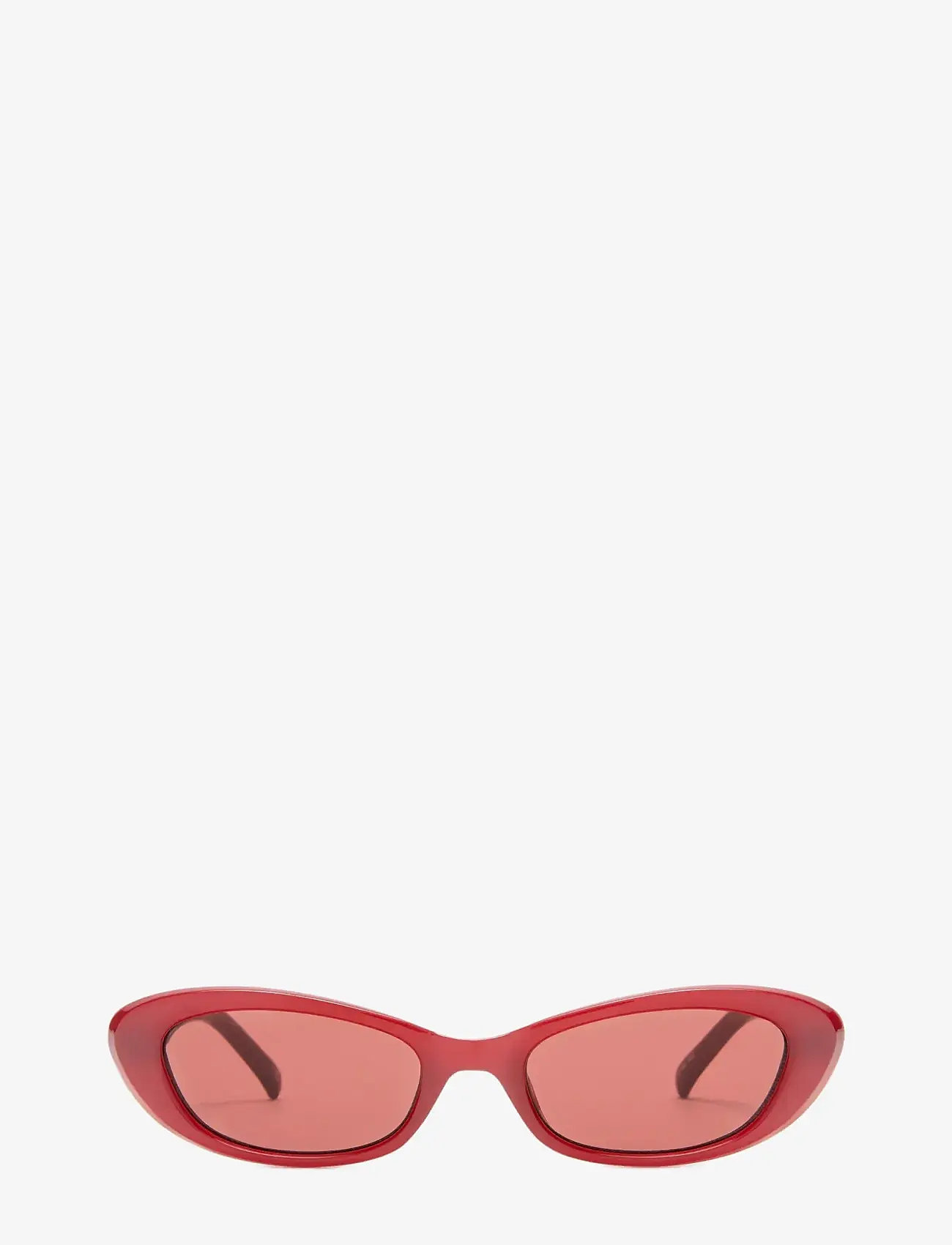 Le Specs - THE WHISPERER - cateye - garnet w/ rose mono lens - 2