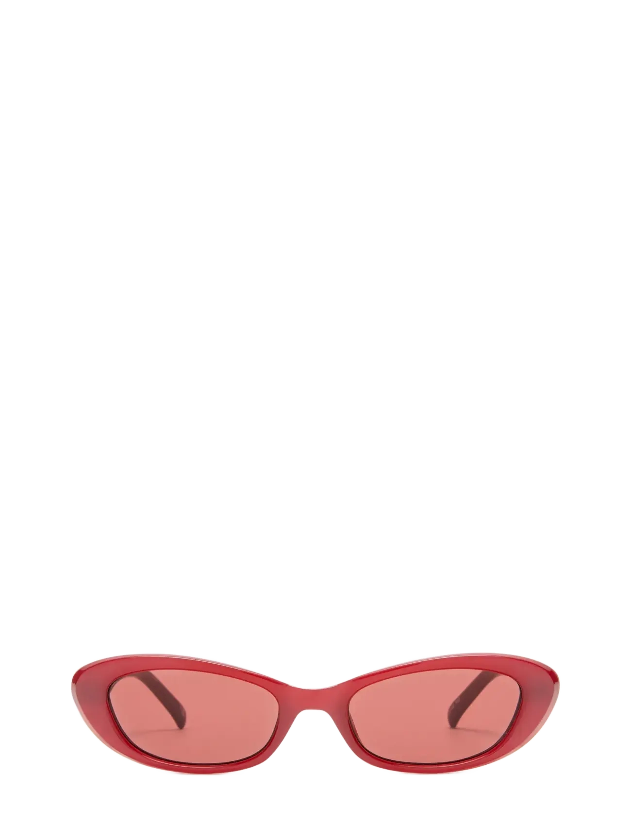 Le Specs - THE WHISPERER - cateye solbriller - garnet w/ rose mono lens - 2